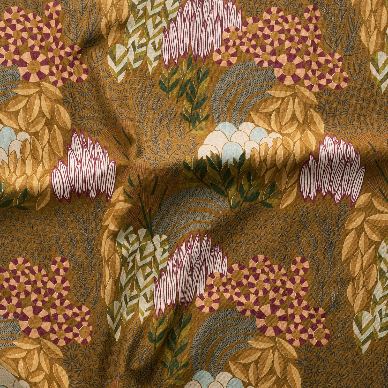 Bloom by Bookhou - Garden Cotton Linen Canvas - Brown TEKX-1400-1 - Image 2