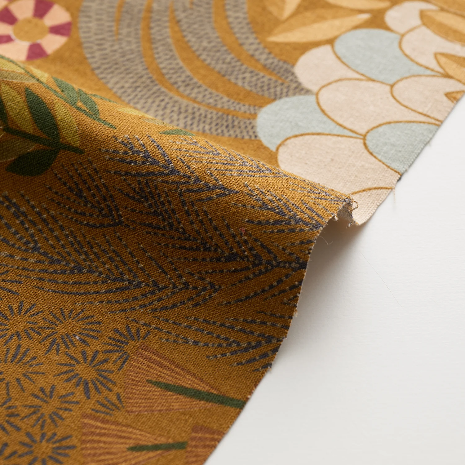 Bloom by Bookhou - Garden Cotton Linen Canvas - Brown TEKX-1400-1 - Image 3