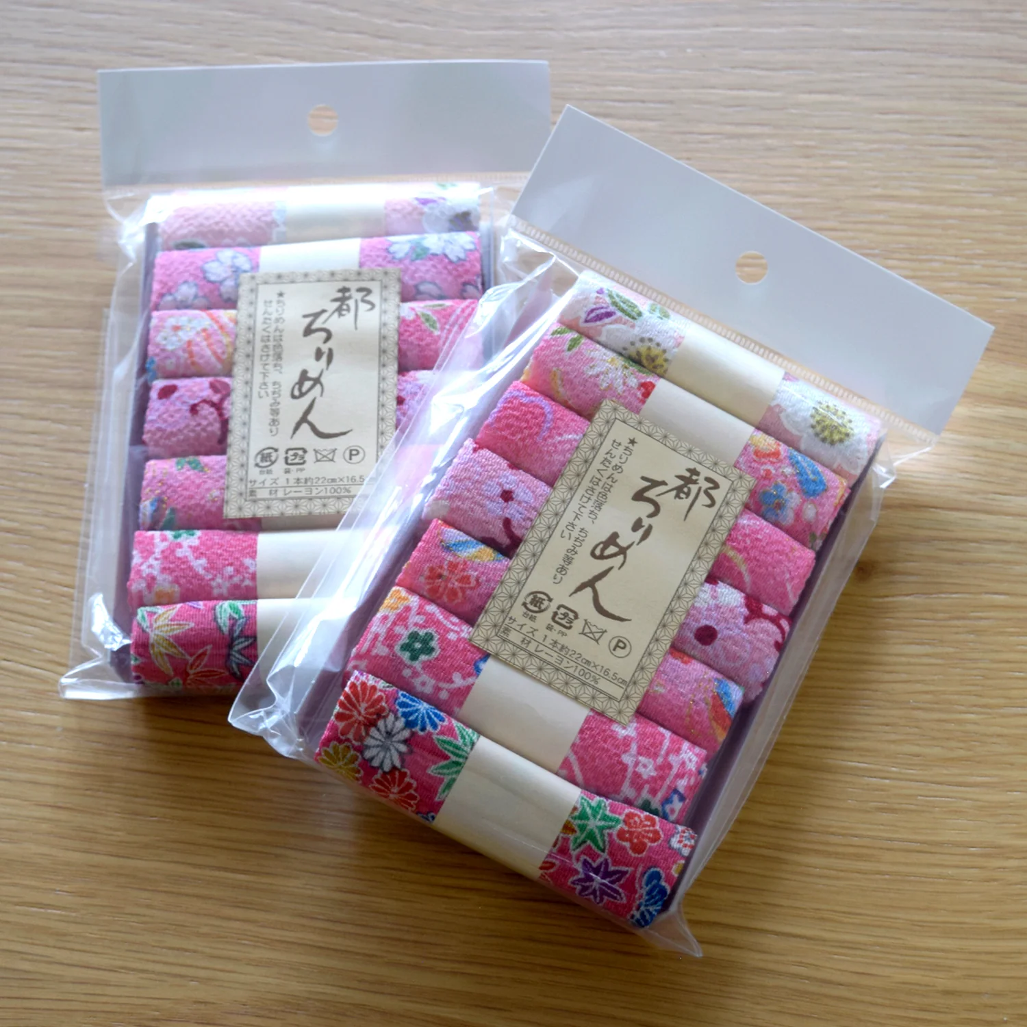 Chirimen Mini Cloth Pack - Floral Patterns - Image 5