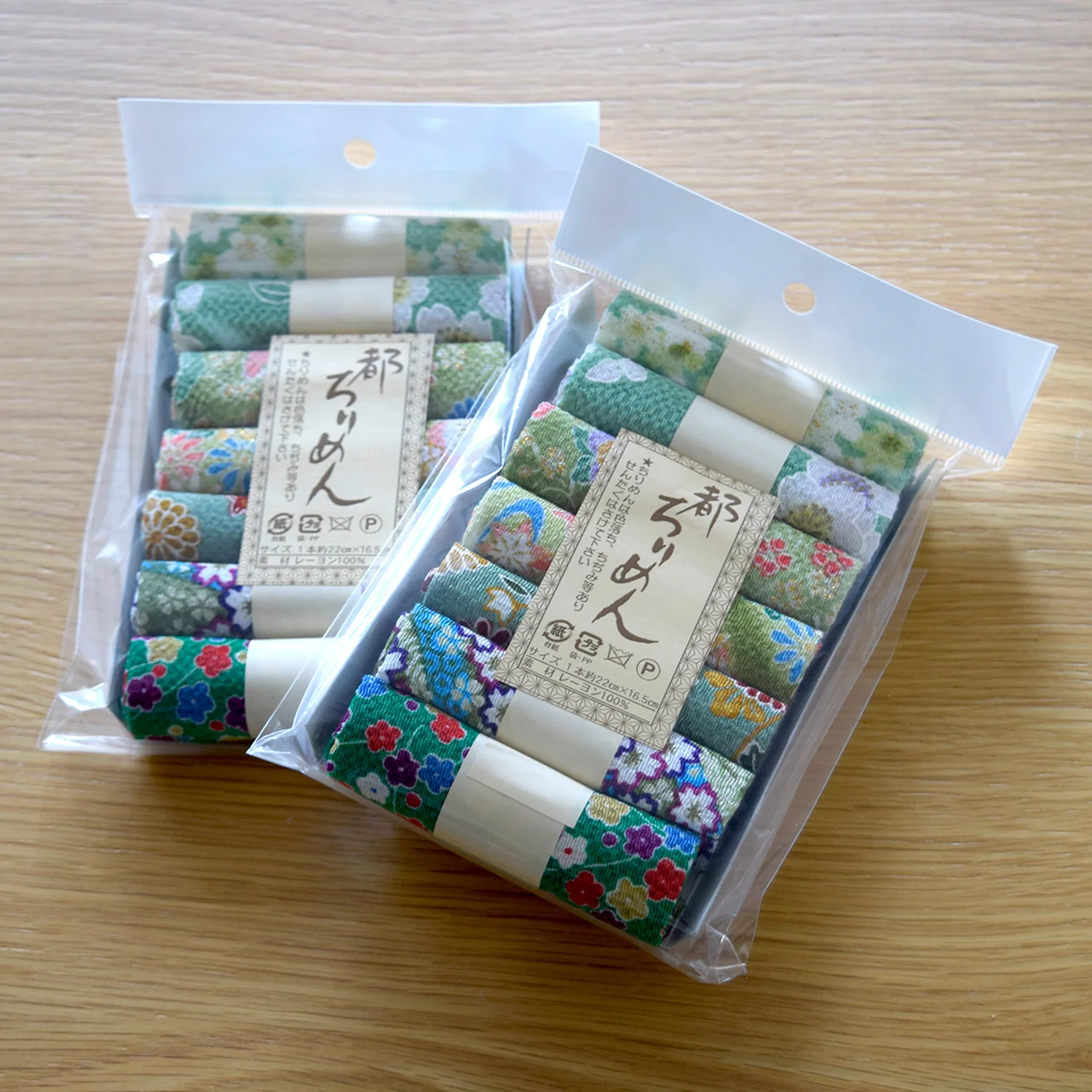 Chirimen Mini Cloth Pack - Floral Patterns - Image 6