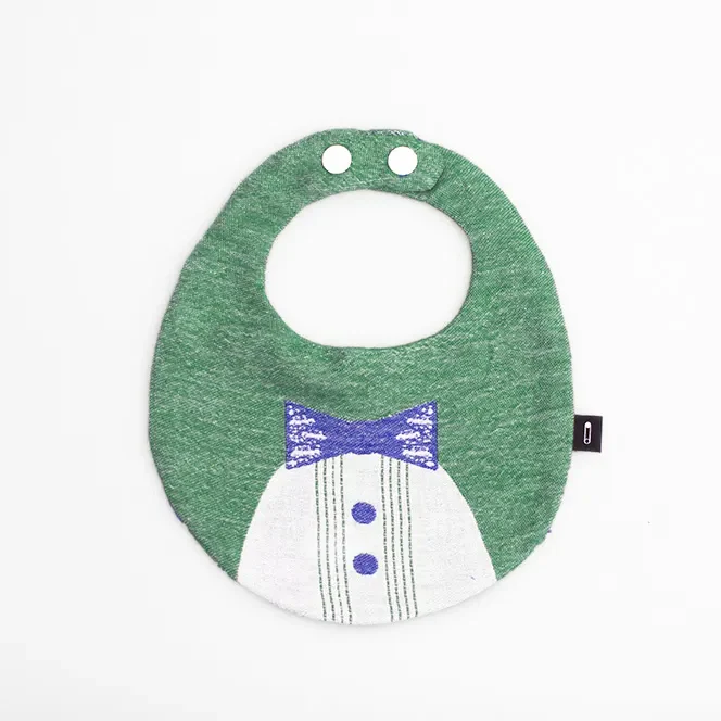 Clocomi Baby Bib & Drawstring Pouch Kit - Bow Tie Boy - Image 4