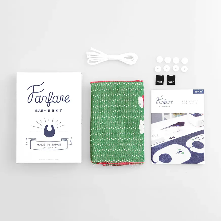 Clocomi Baby Bib & Drawstring Pouch Kit - Polar Bear - Image 7