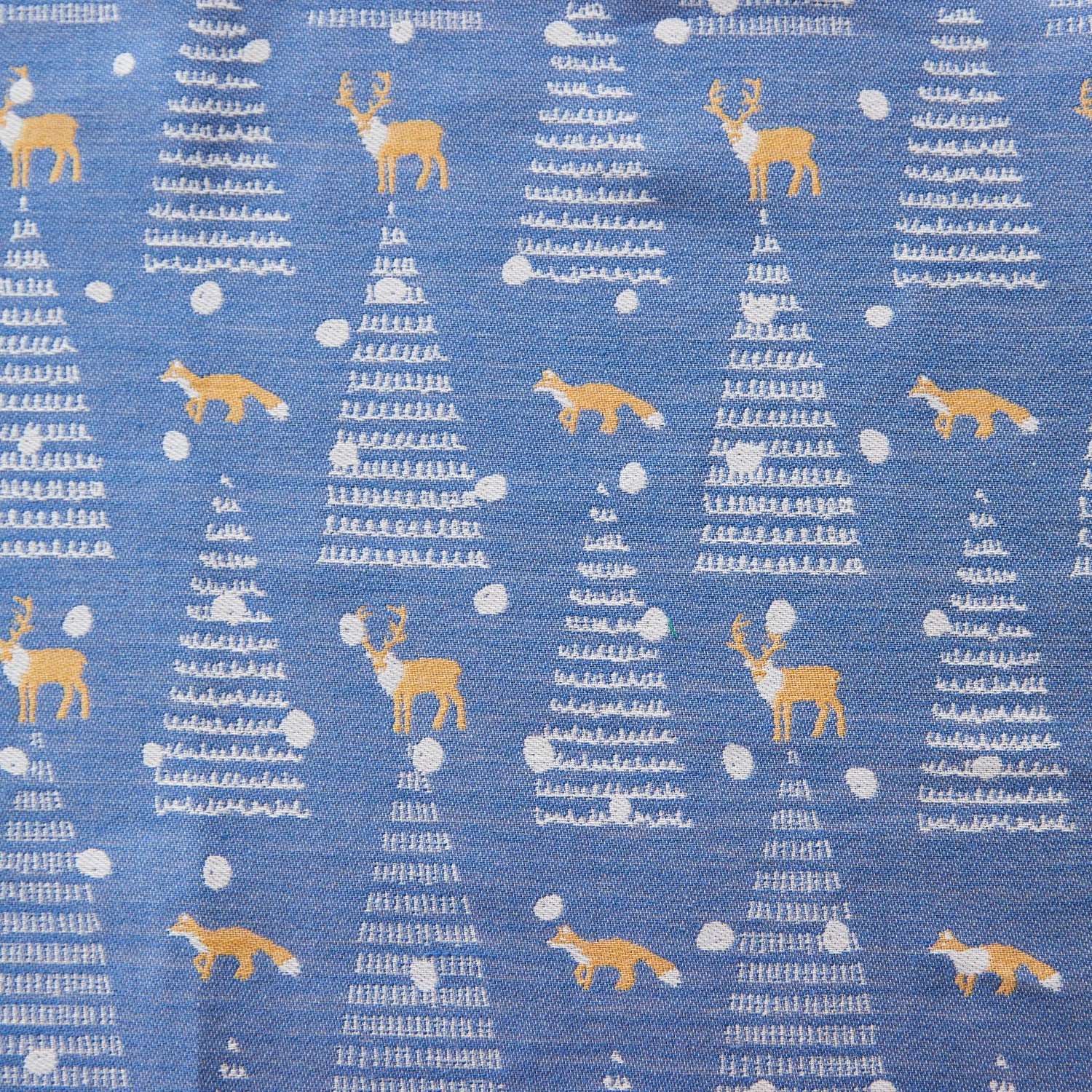 Clocomi Fir Tree & Reindeer Jacquard Fabric TS-2048-1