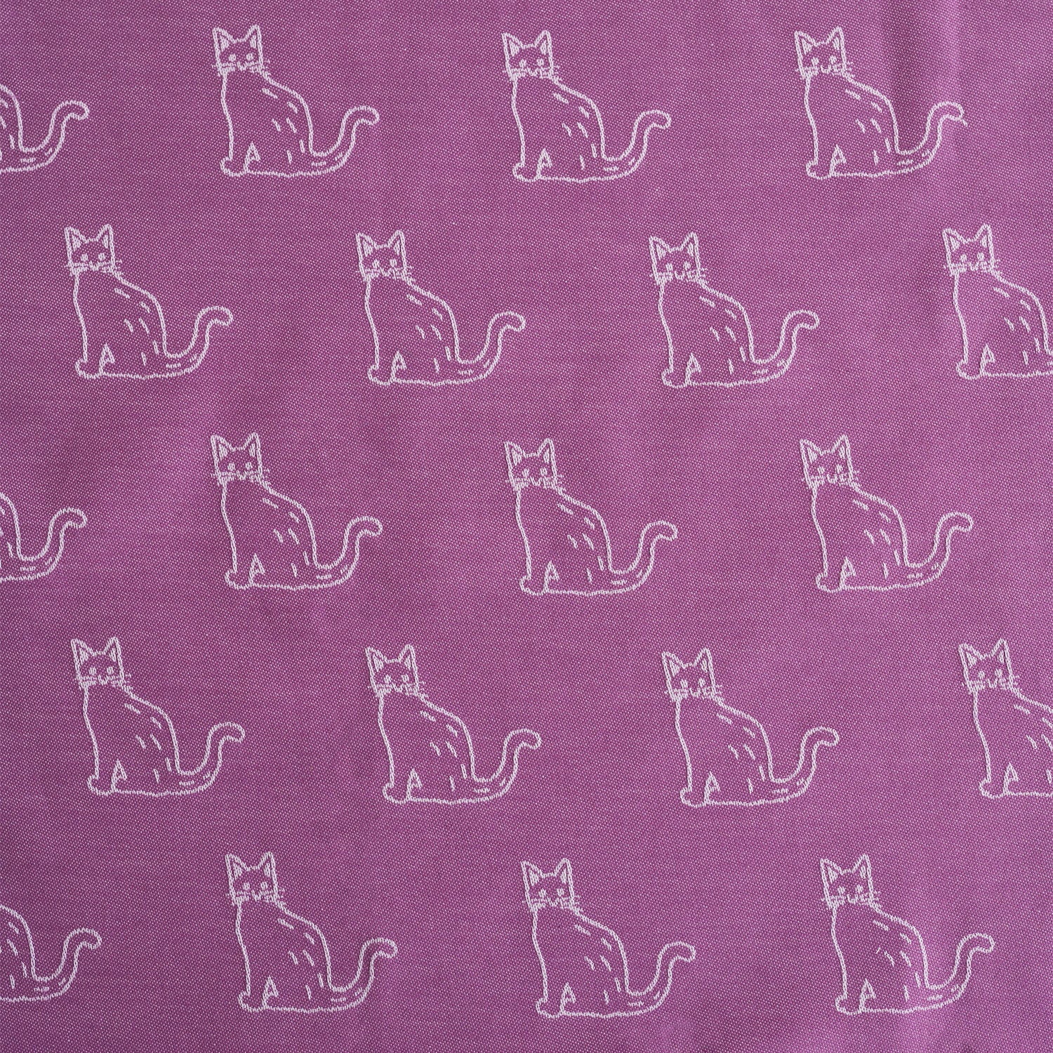 Clocomi Retro Animals Jacquard Fabric - Cat TS-2052-1