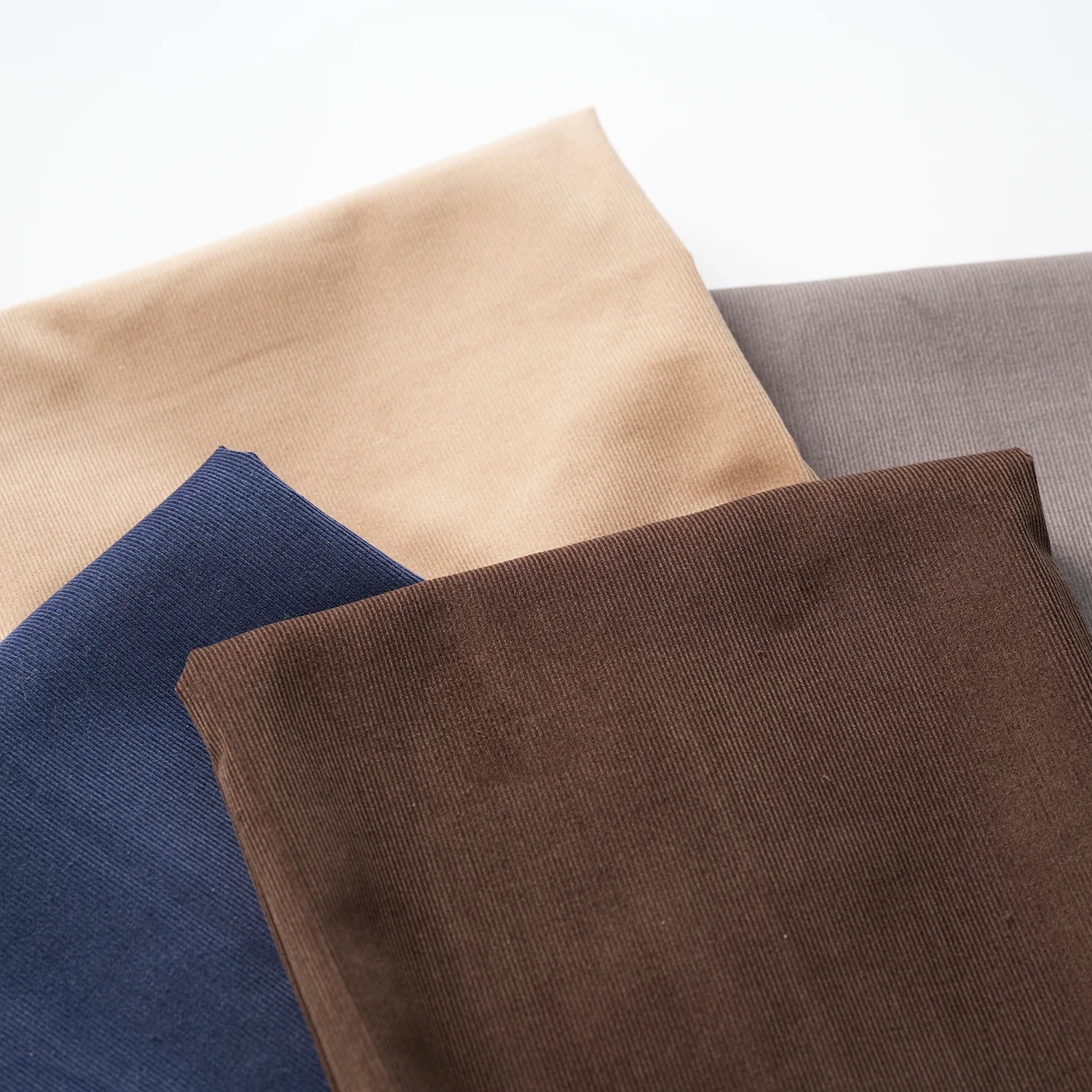 Cotton Lightweight Corduroy Fabric - Beige TS-2069-1 - Image 4