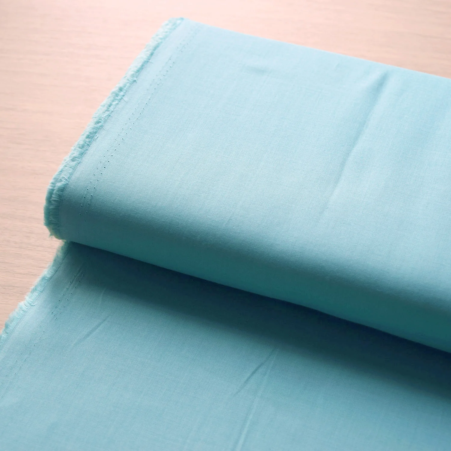Cotton Lightweight Lawn - Aqua Turquoise - Image 2