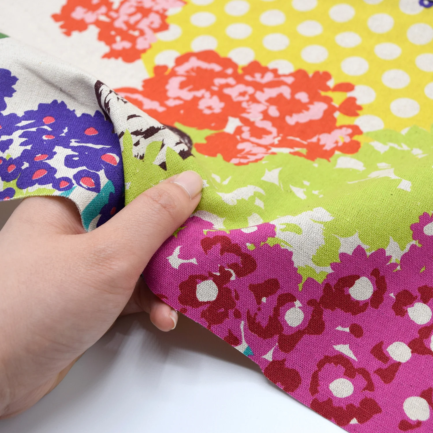 echino Hide Cotton Linen Canvas - Multicolor EKX-98160-60 - Image 4