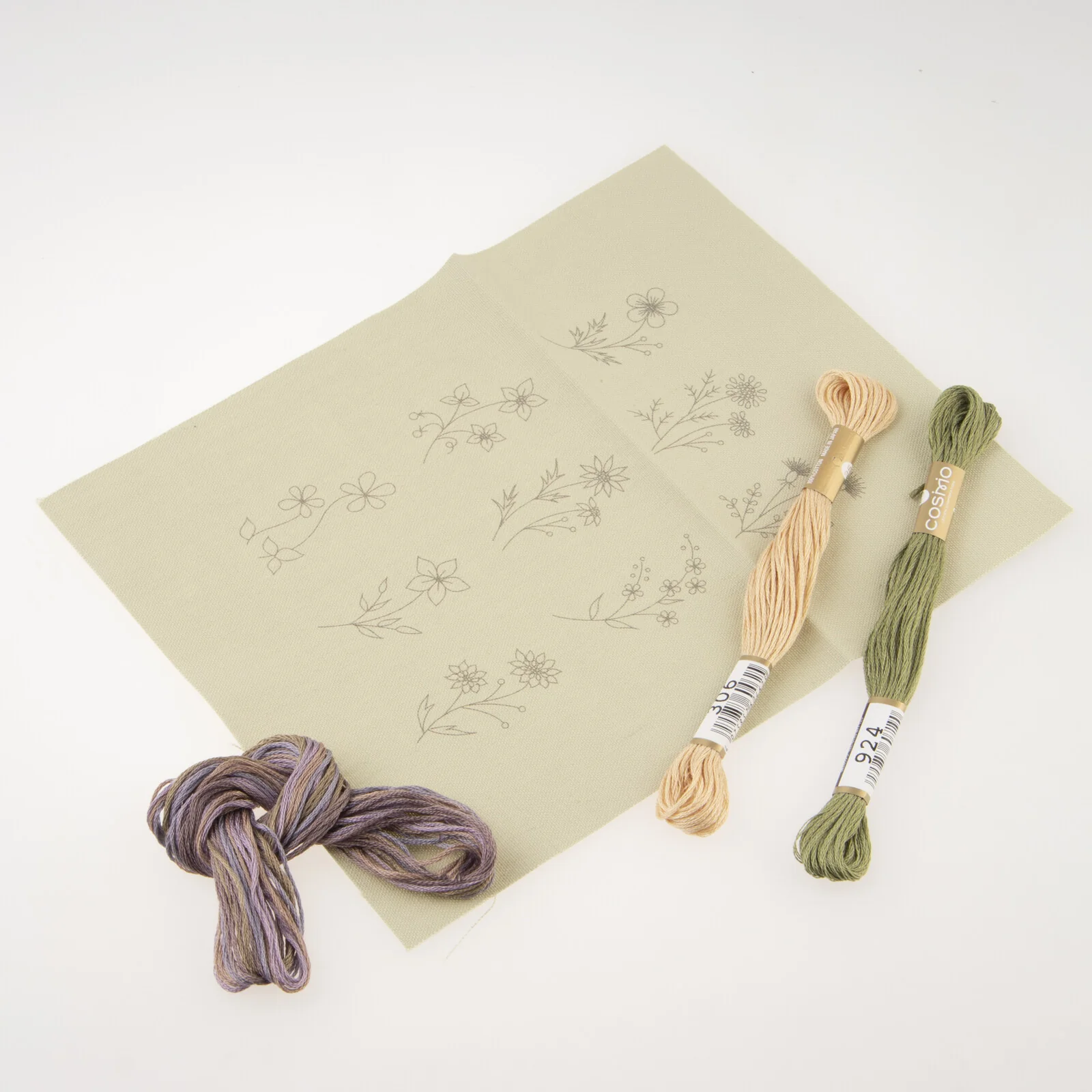 Embroidery Cloth Kit - Floral - Image 8