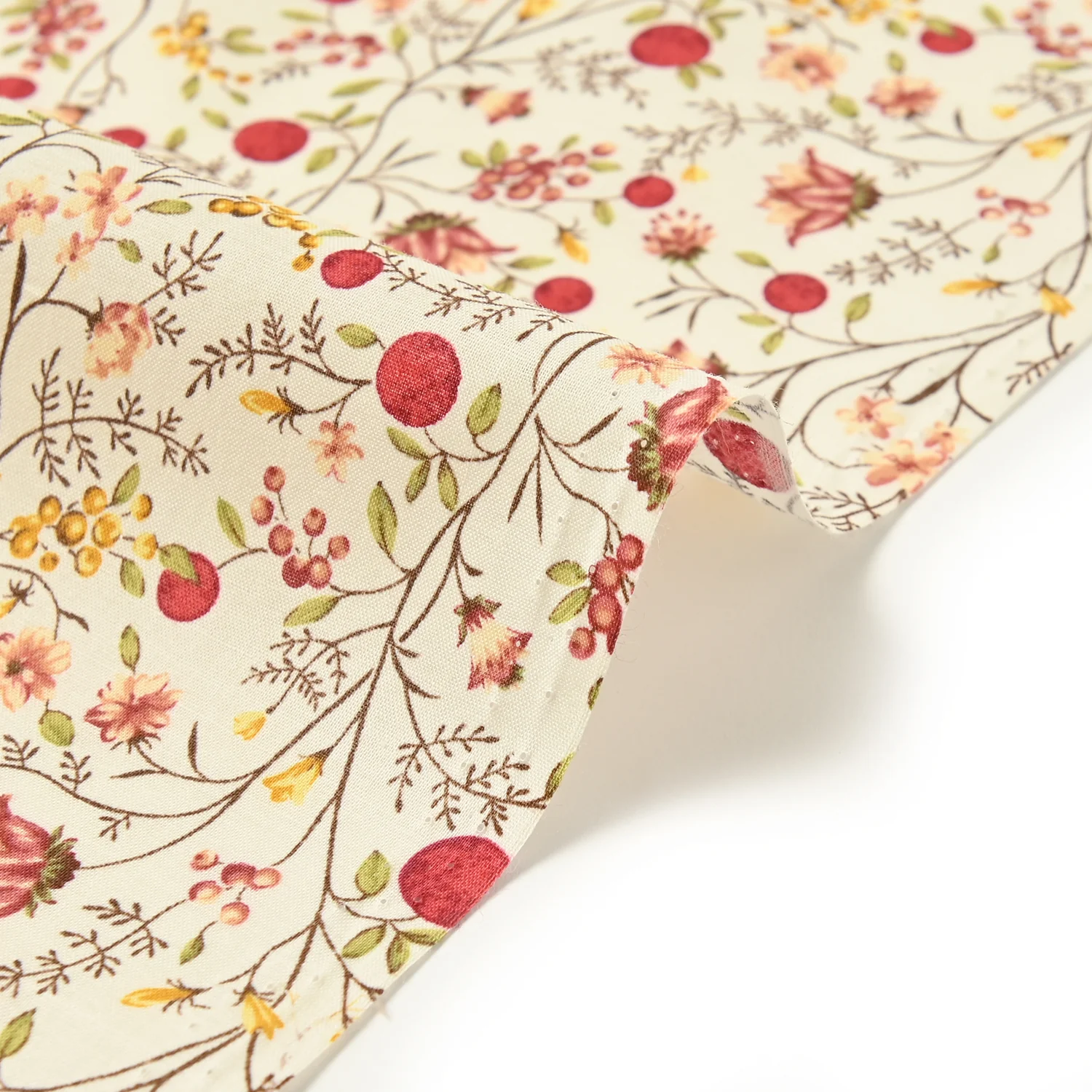 Flownny Berry Bloom Cotton Lawn - Black NFA-1030-36 - Image 7