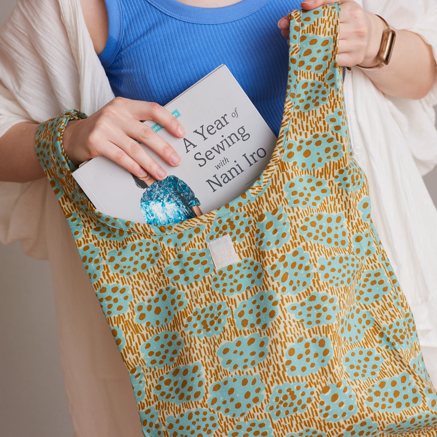 Foldable Grocery Bag PDF Pattern & Illustrated Sewing Instructions - Image 11