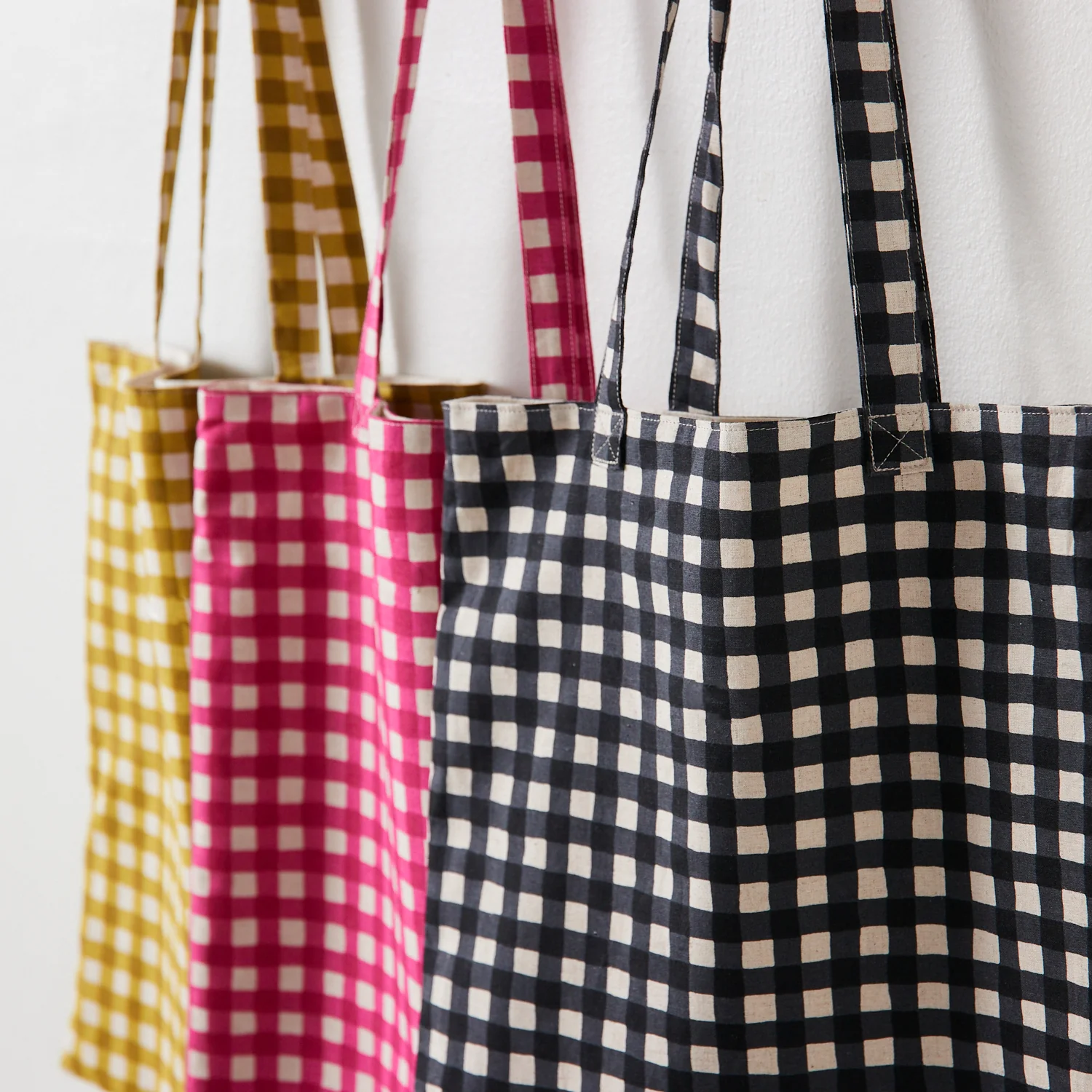 Gin-gam Tote Bag Kit (Fabric, Tag & Sewing Instructions) - Image 11