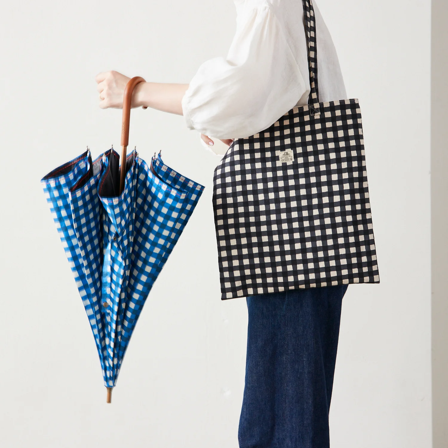 Gin-gam Tote Bag Kit (Fabric, Tag & Sewing Instructions) - Image 6