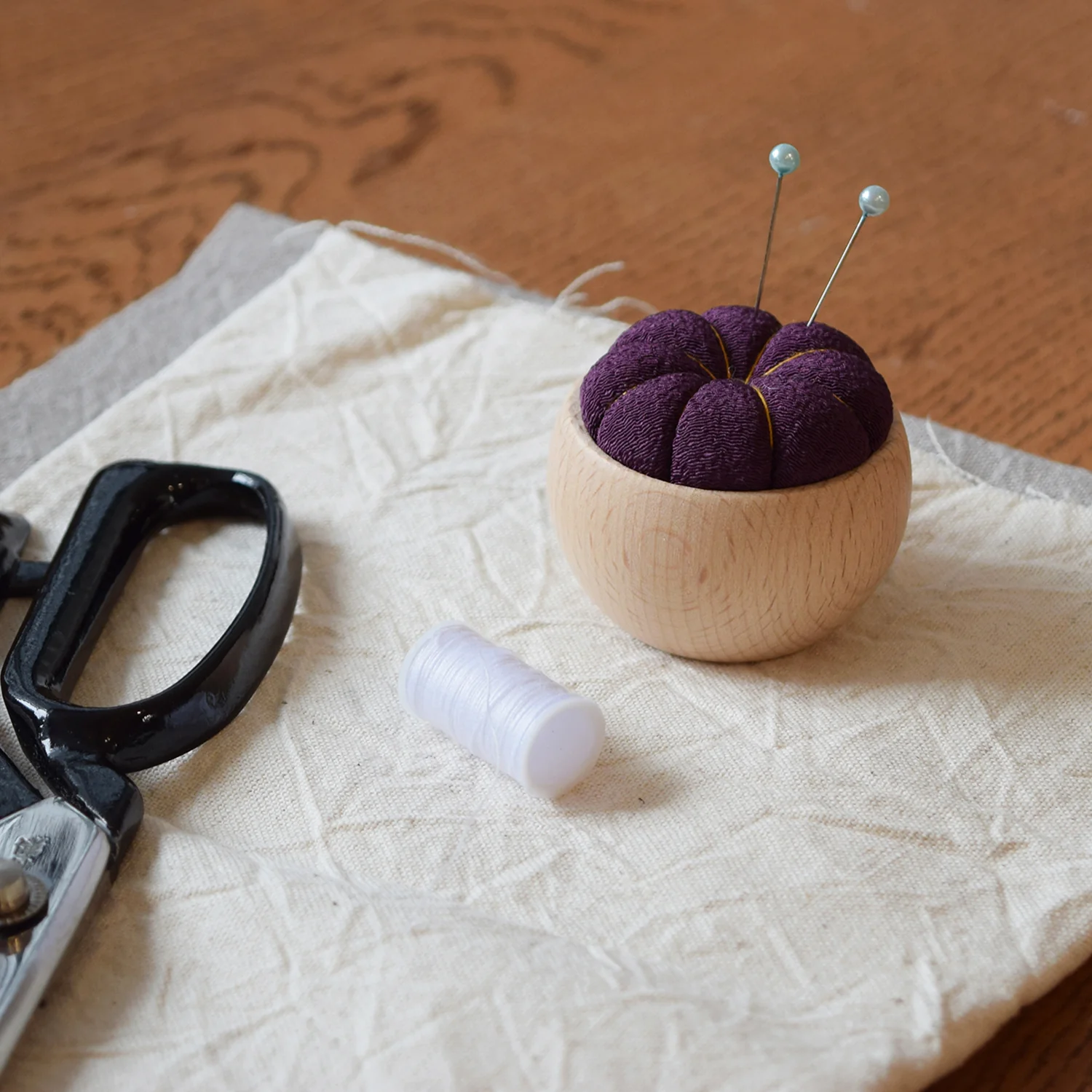 Hiro Wood Cup Pincushion - Image 3