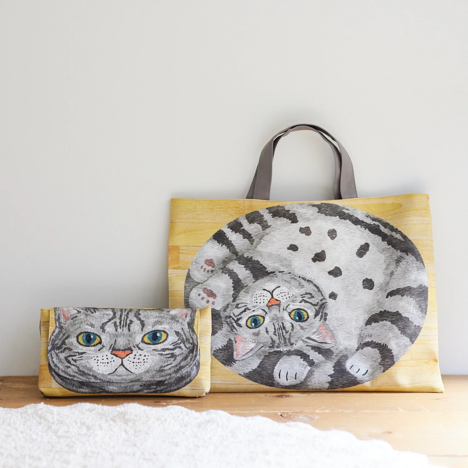 Home Deco Round Cat Friends Sheeting YGA-76050-1 - Image 4