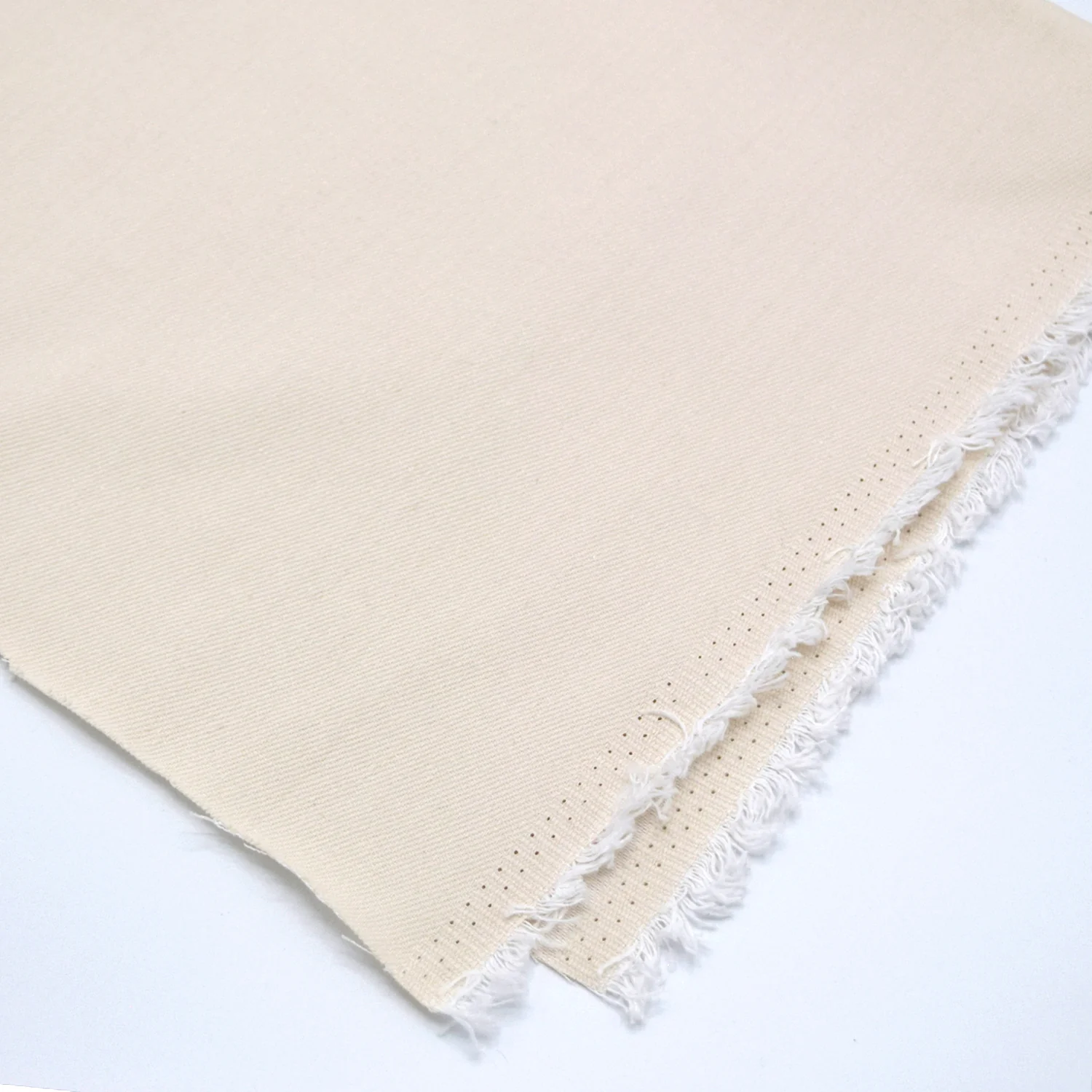 Japanese Denim 100% Cotton 10oz - Off White - Image 2