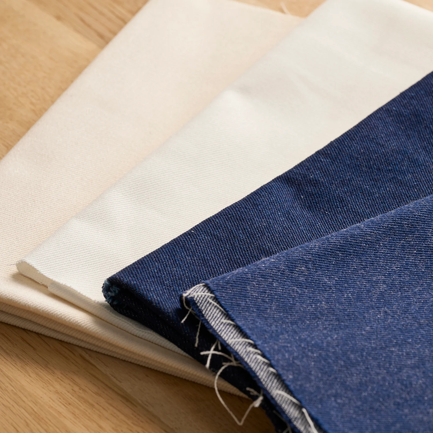 Japanese Denim 100% Cotton 10oz - Off White - Image 7