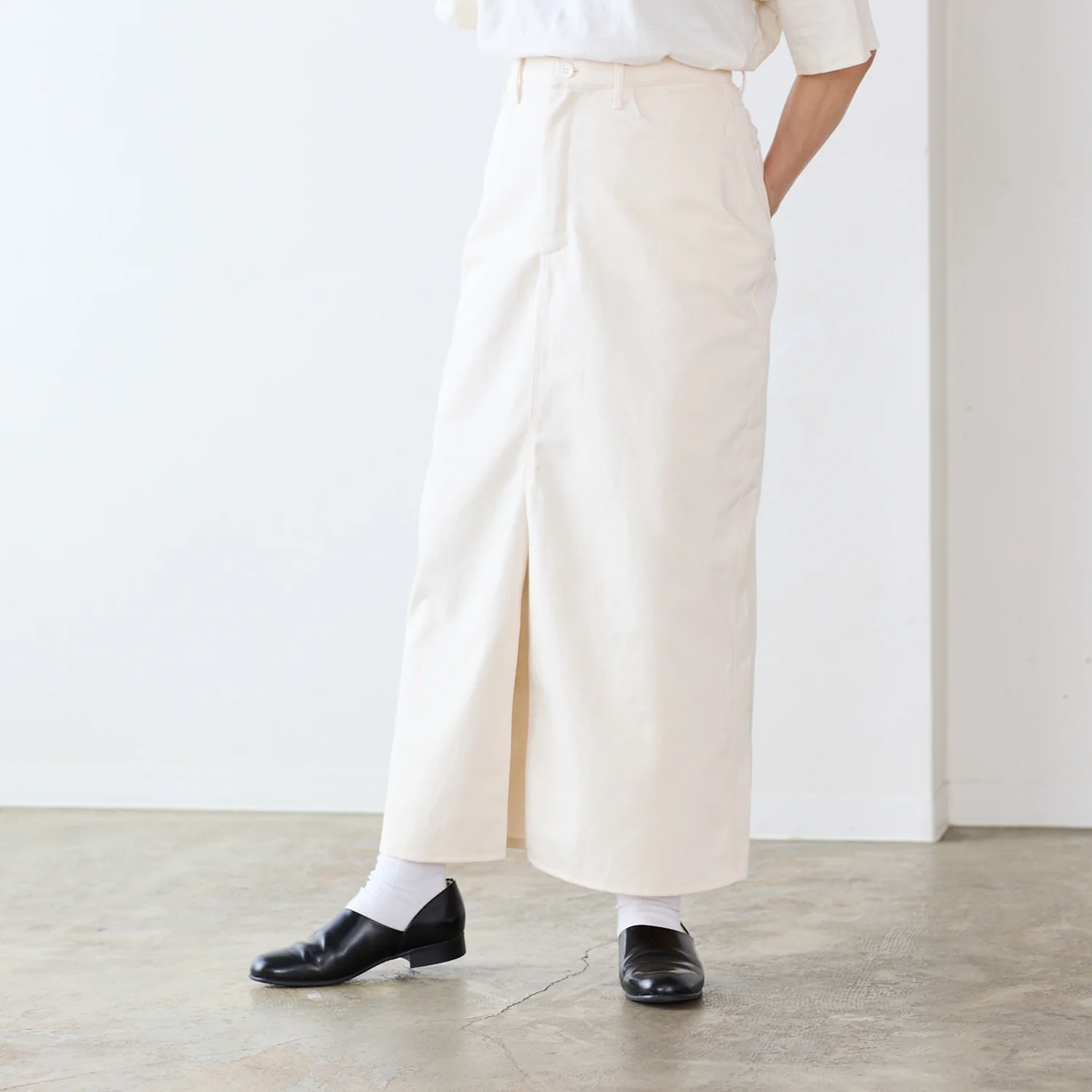 Japanese Denim 100% Cotton 10oz - Off White - Image 5