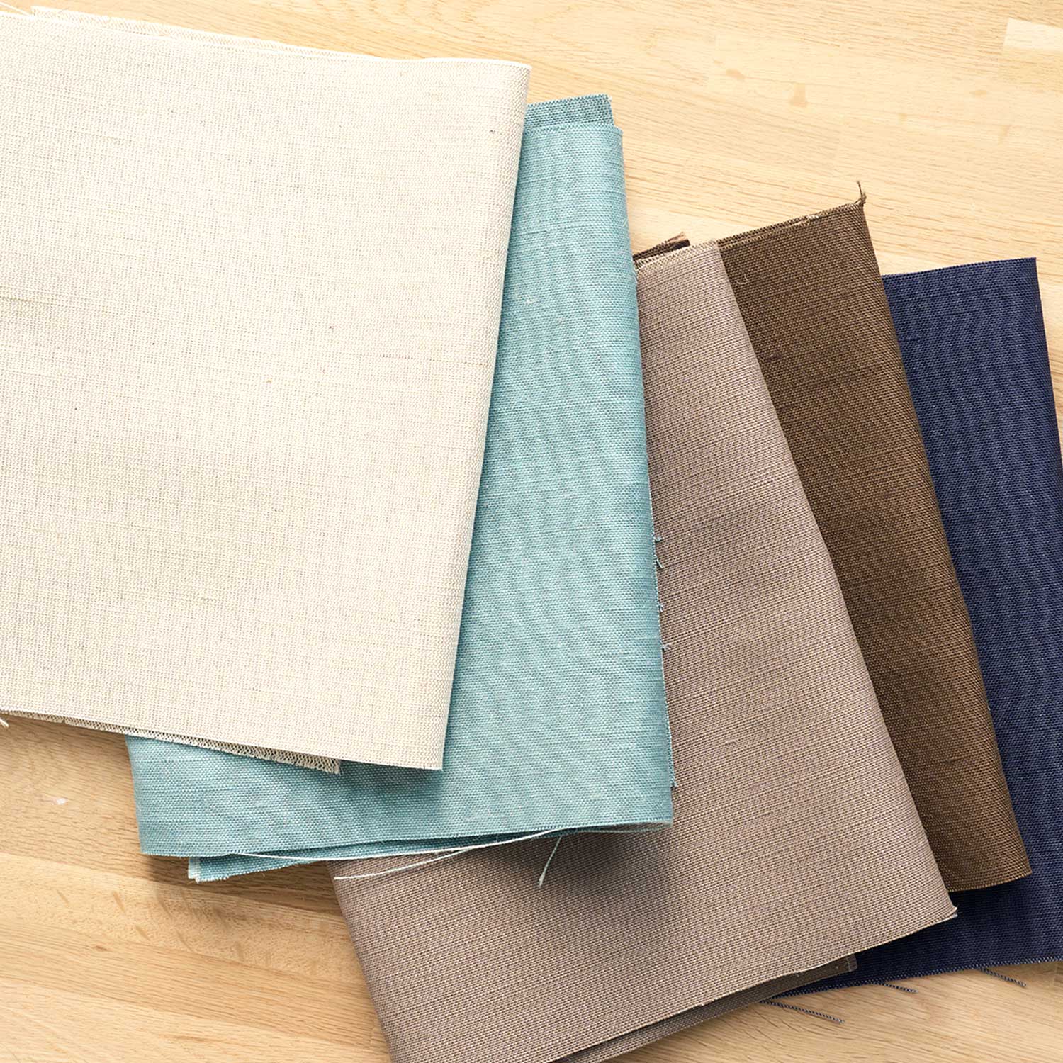 Jute Blended Cotton Canvas - Navy L7500-1 - Image 3