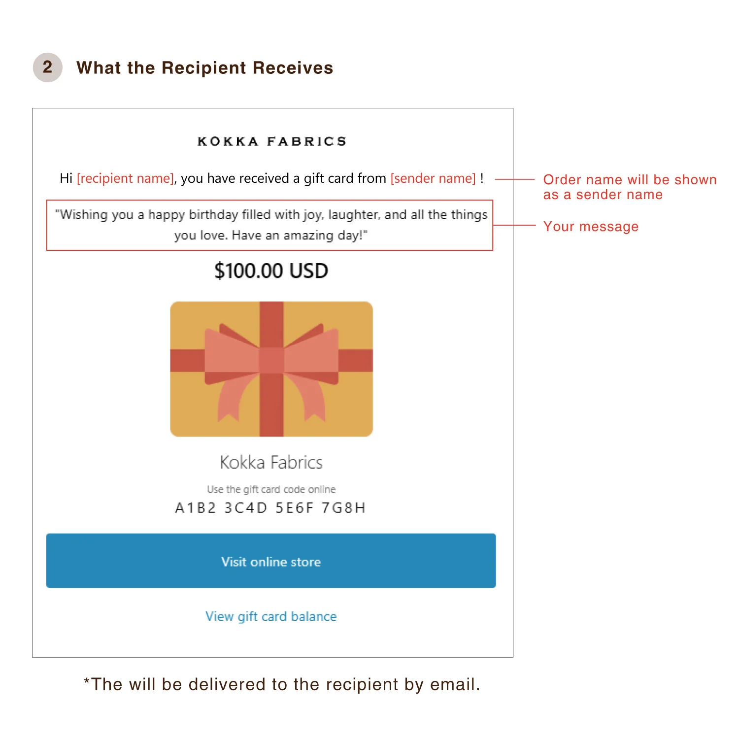 Kokka Fabrics Digital Gift Certificate - Image 3
