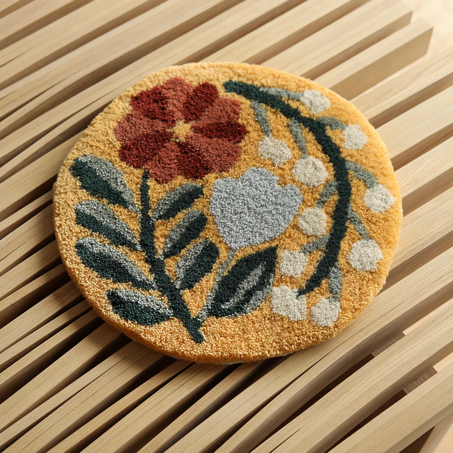 [Kokka Lifestyle] Bookhou Chair Pads - Berries - Image 3