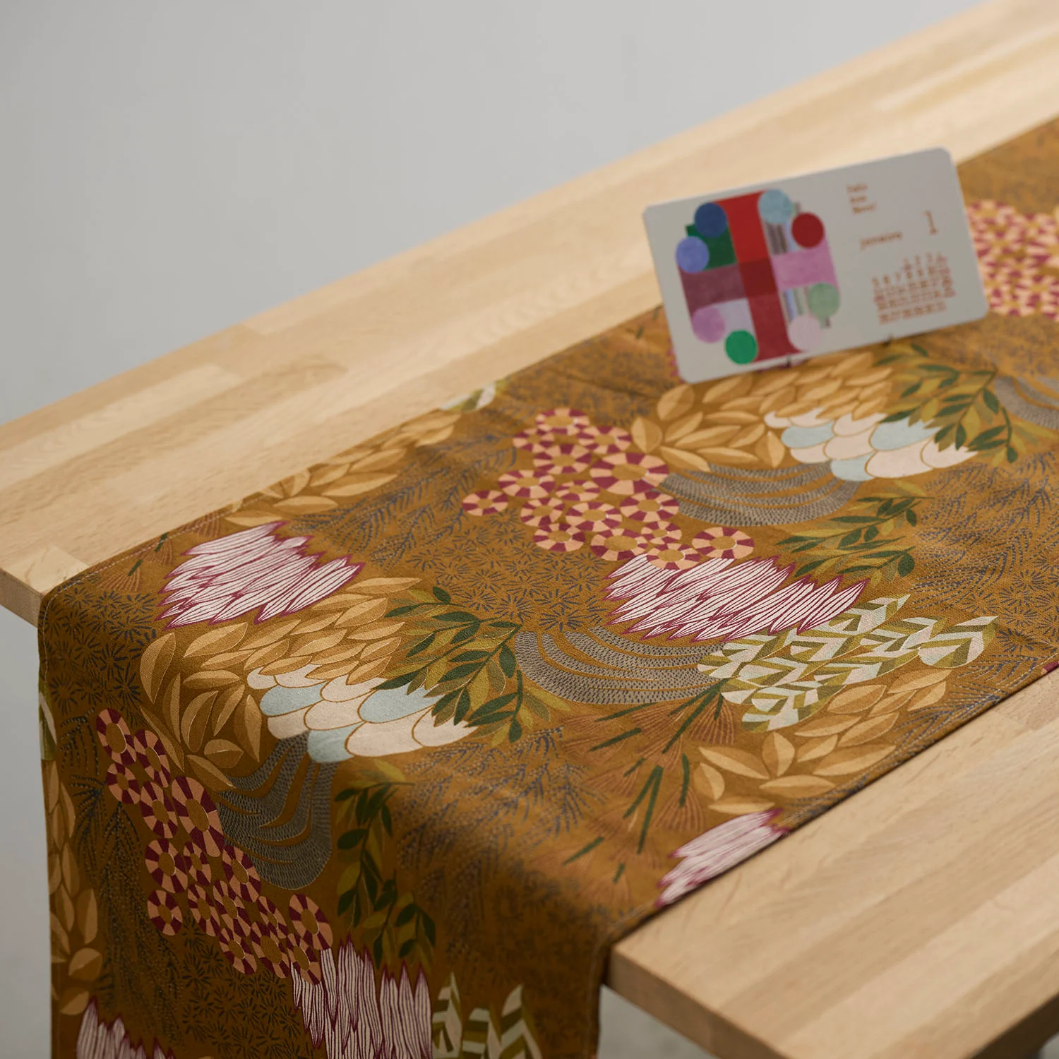 [Kokka Lifestyle] Bookhou Cotton Linen Table Runners - Brown