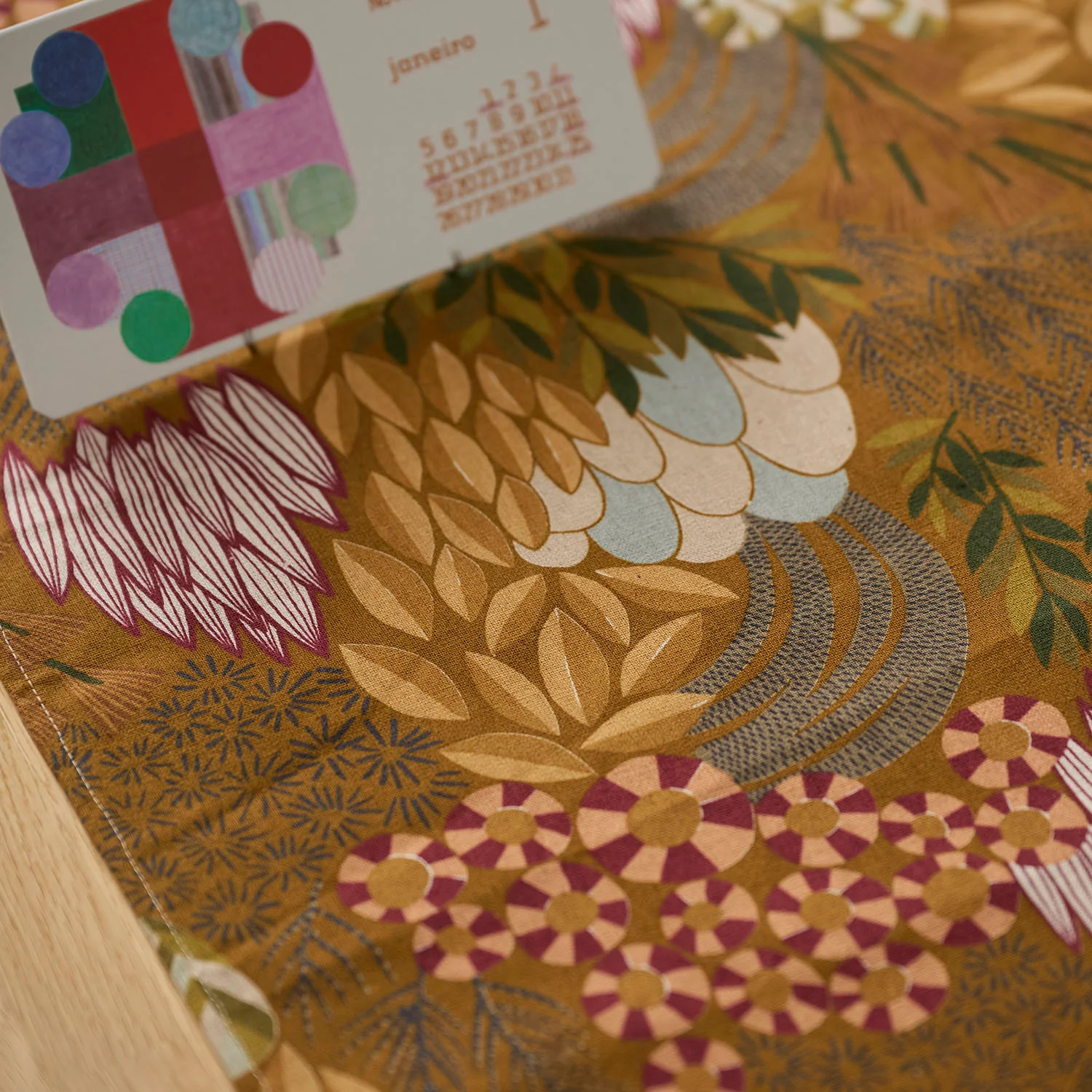 [Kokka Lifestyle] Bookhou Cotton Linen Table Runners - Brown - Image 3