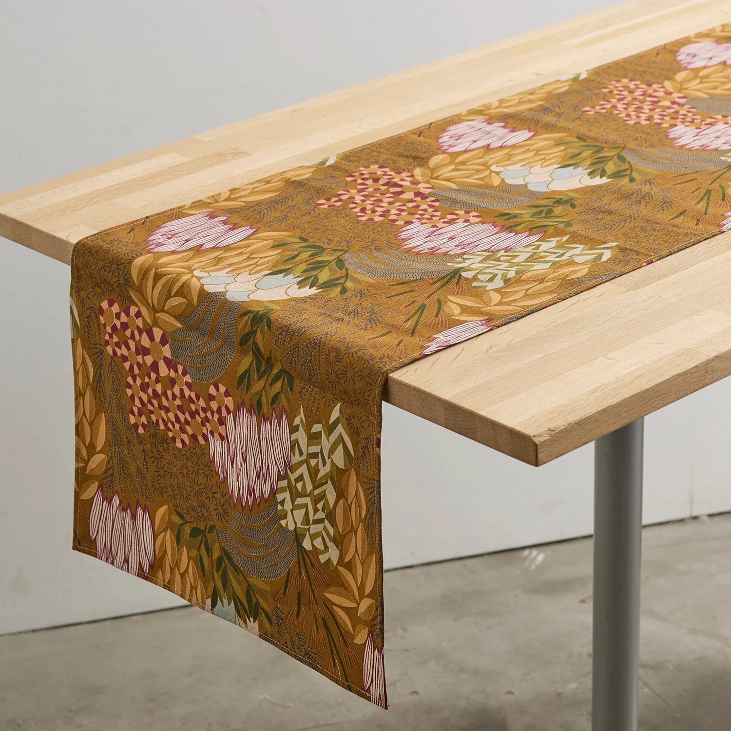 [Kokka Lifestyle] Bookhou Cotton Linen Table Runners - Brown - Image 4