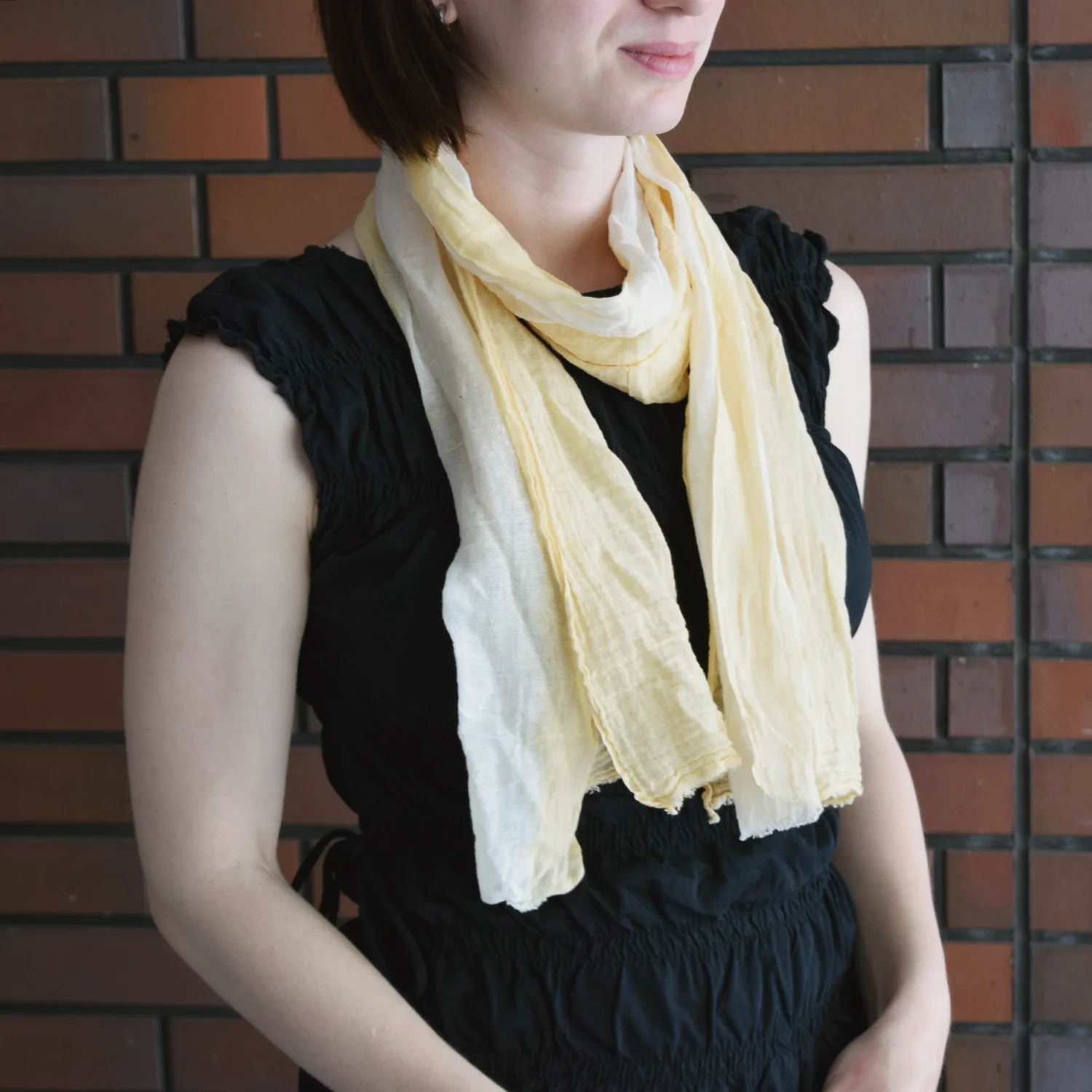 [Kokka Lifestyle] Botanical Dye Cotton Gauze Scarf