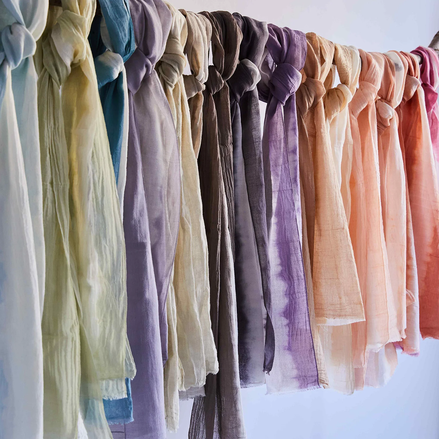 [Kokka Lifestyle] Botanical Dye Cotton Gauze Scarf - Image 5