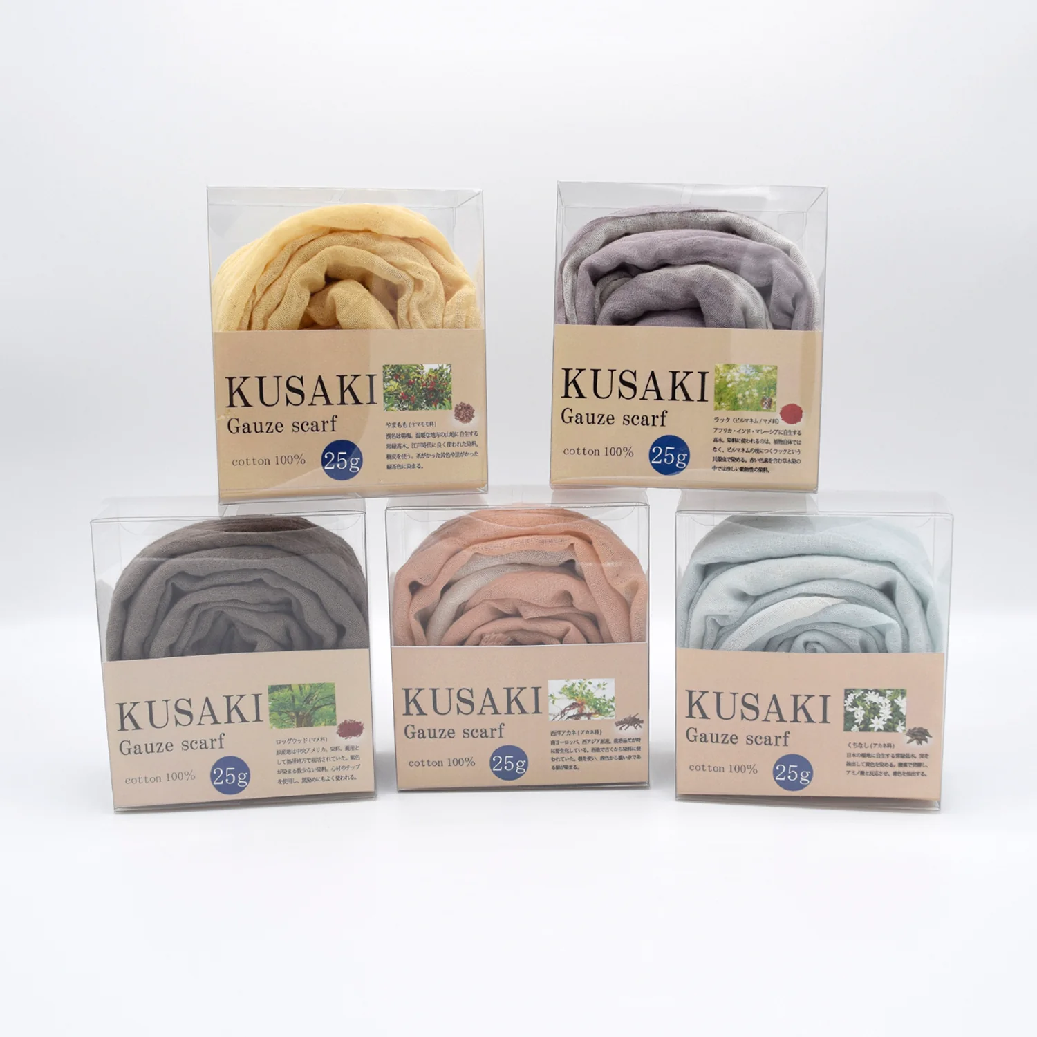 [Kokka Lifestyle] Botanical Dye Cotton Gauze Scarf - Image 6