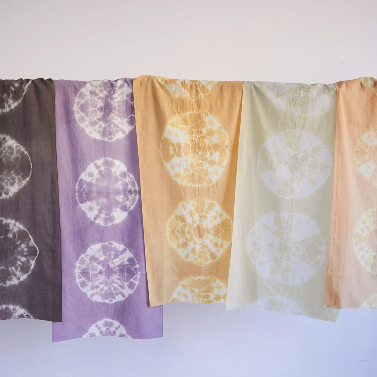 [Kokka Lifestyle] Botanical Dye Cotton Tenugui - Tie-dye