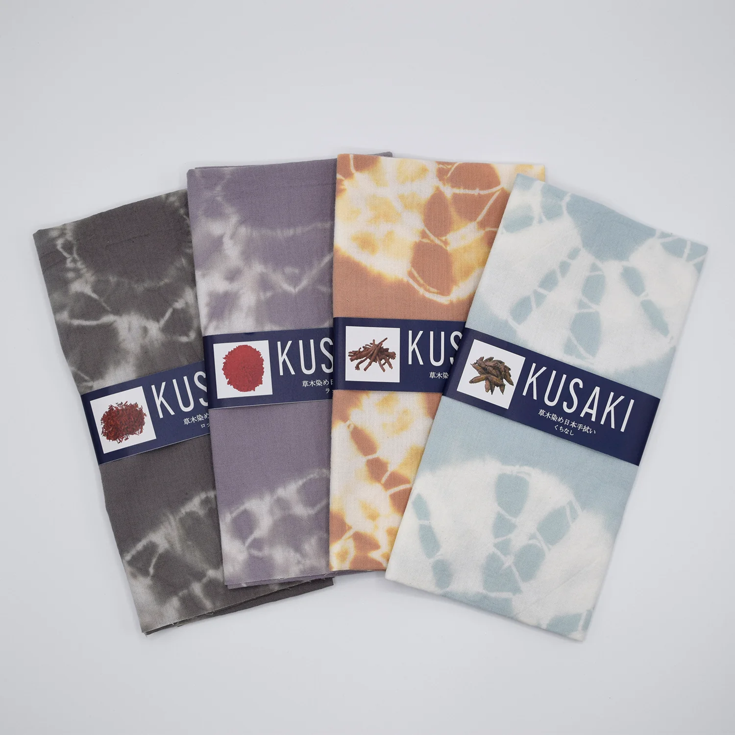 [Kokka Lifestyle] Botanical Dye Cotton Tenugui - Tie-dye - Image 4