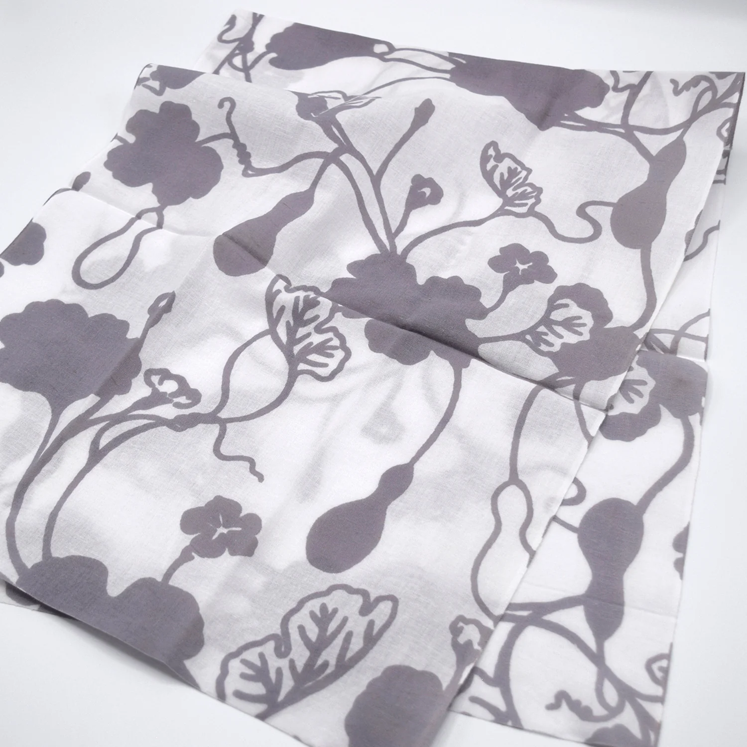 [Kokka Lifestyle] Botanical Dye Cotton Tenugui - Gourd - Image 6