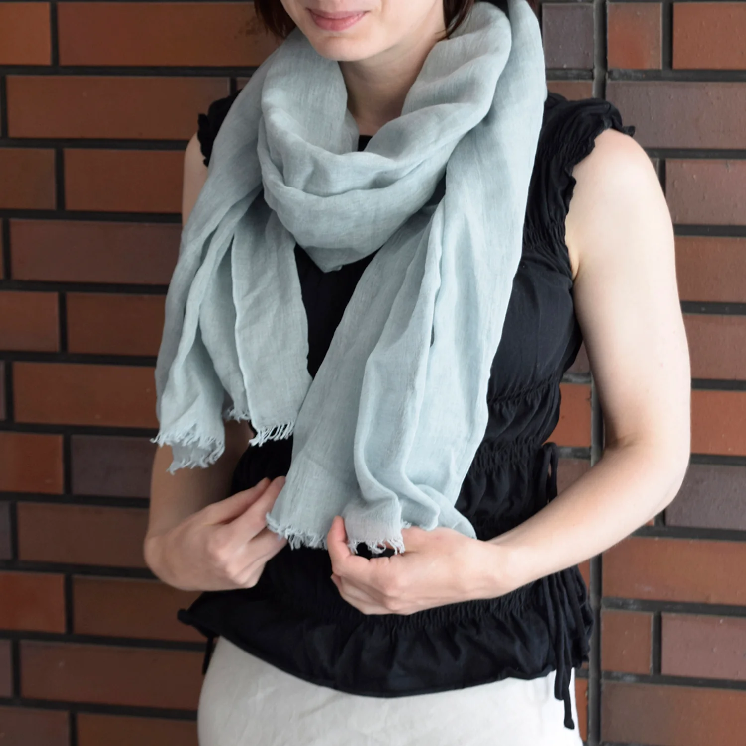 [Kokka Lifestyle] Botanical Dye Linen Cotton Stole
