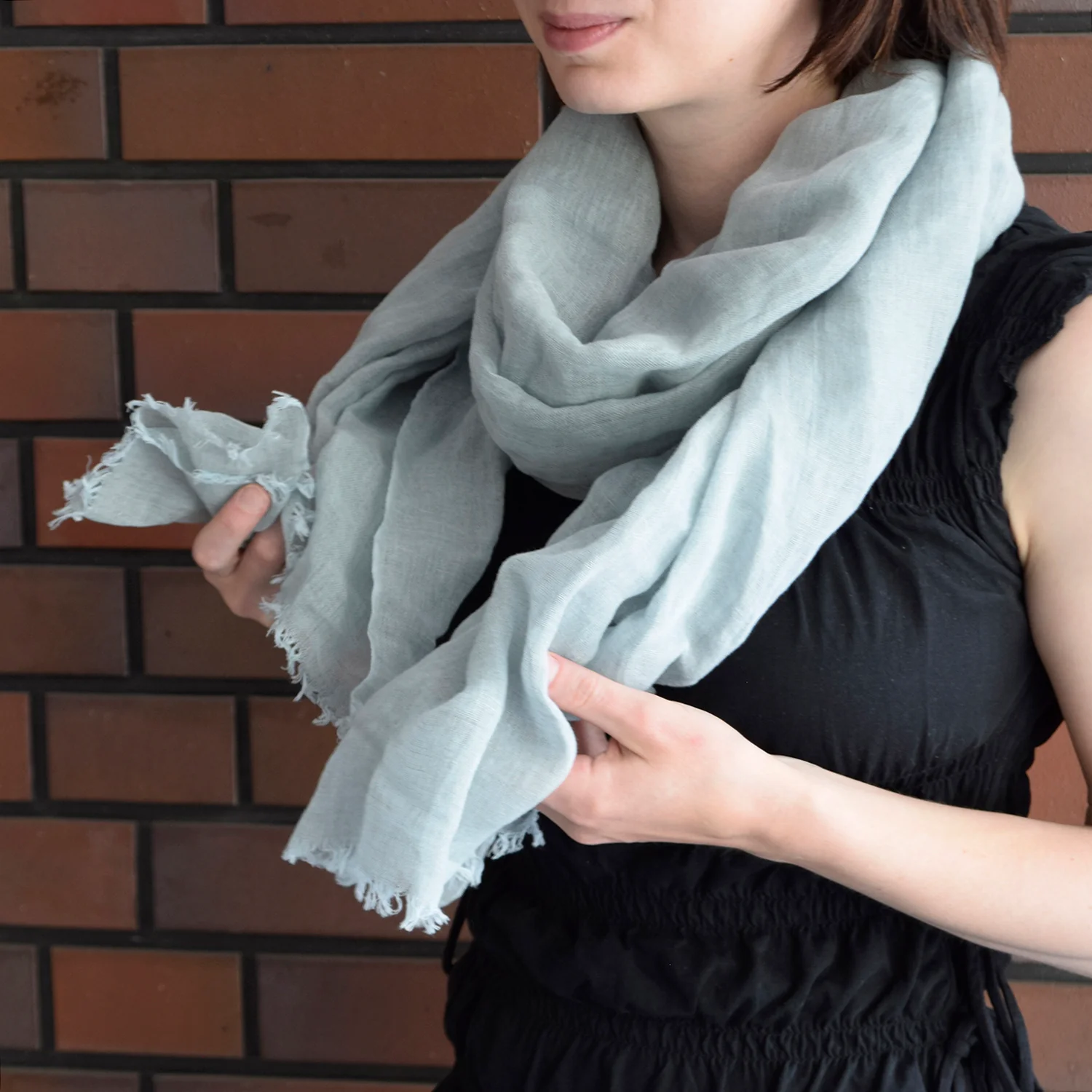 [Kokka Lifestyle] Botanical Dye Linen Cotton Stole - Image 2