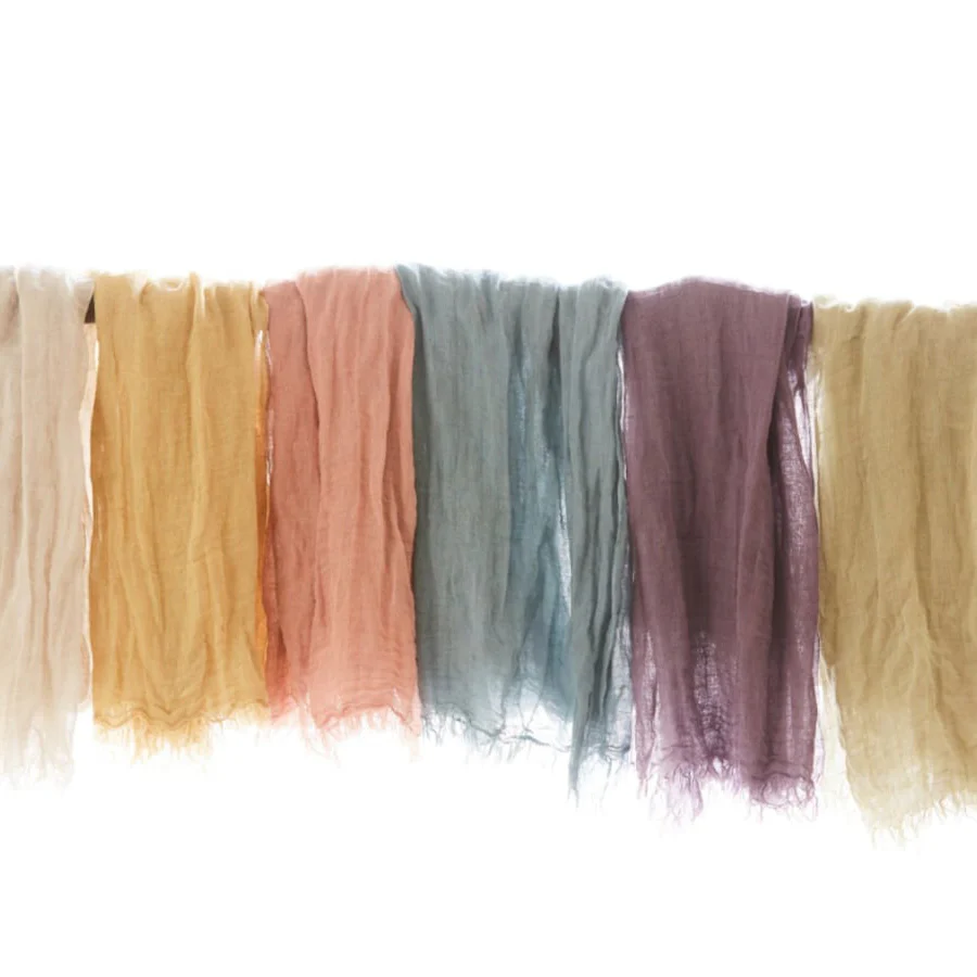 [Kokka Lifestyle] Botanical Dye Linen Cotton Stole - Image 5