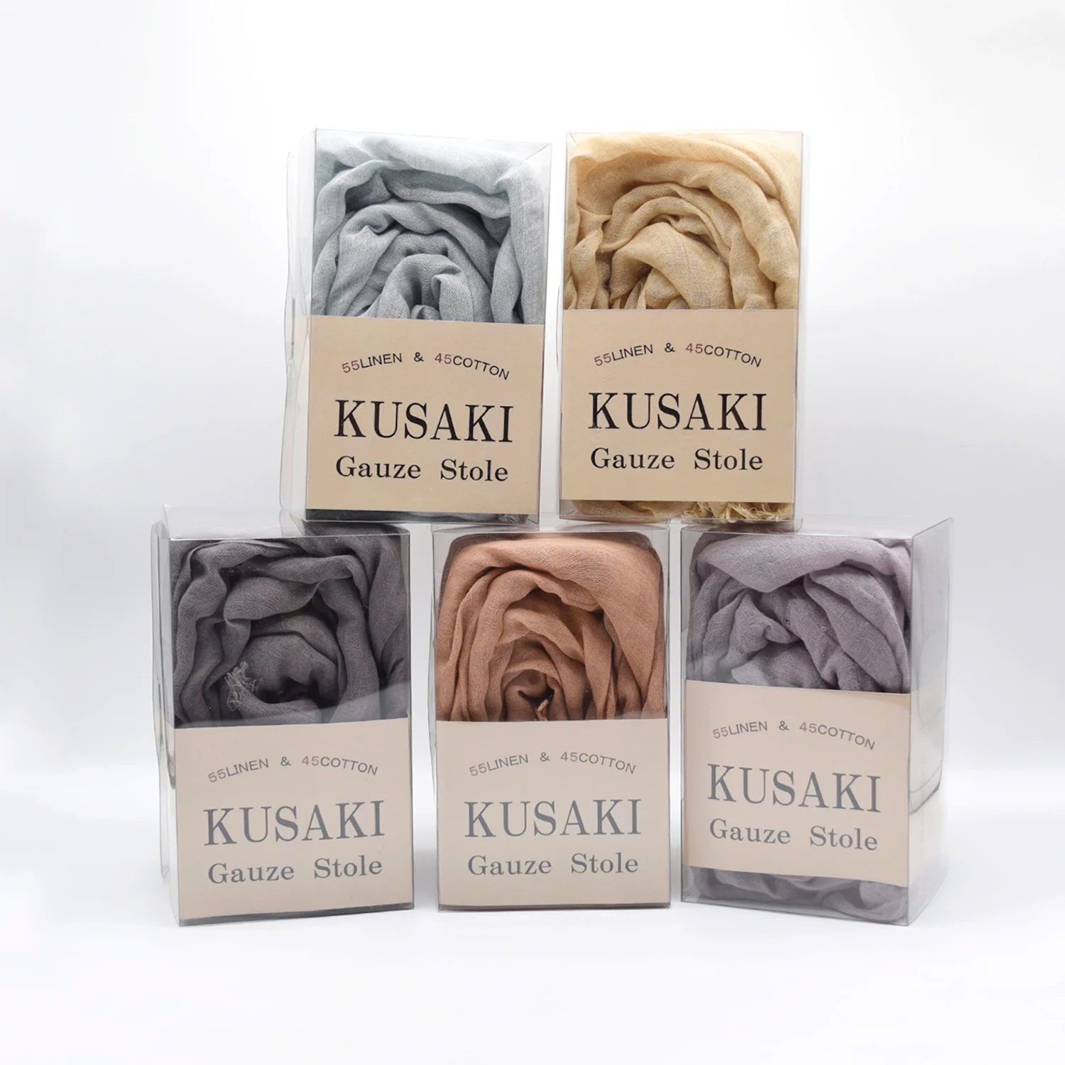 [Kokka Lifestyle] Botanical Dye Linen Cotton Stole - Image 6