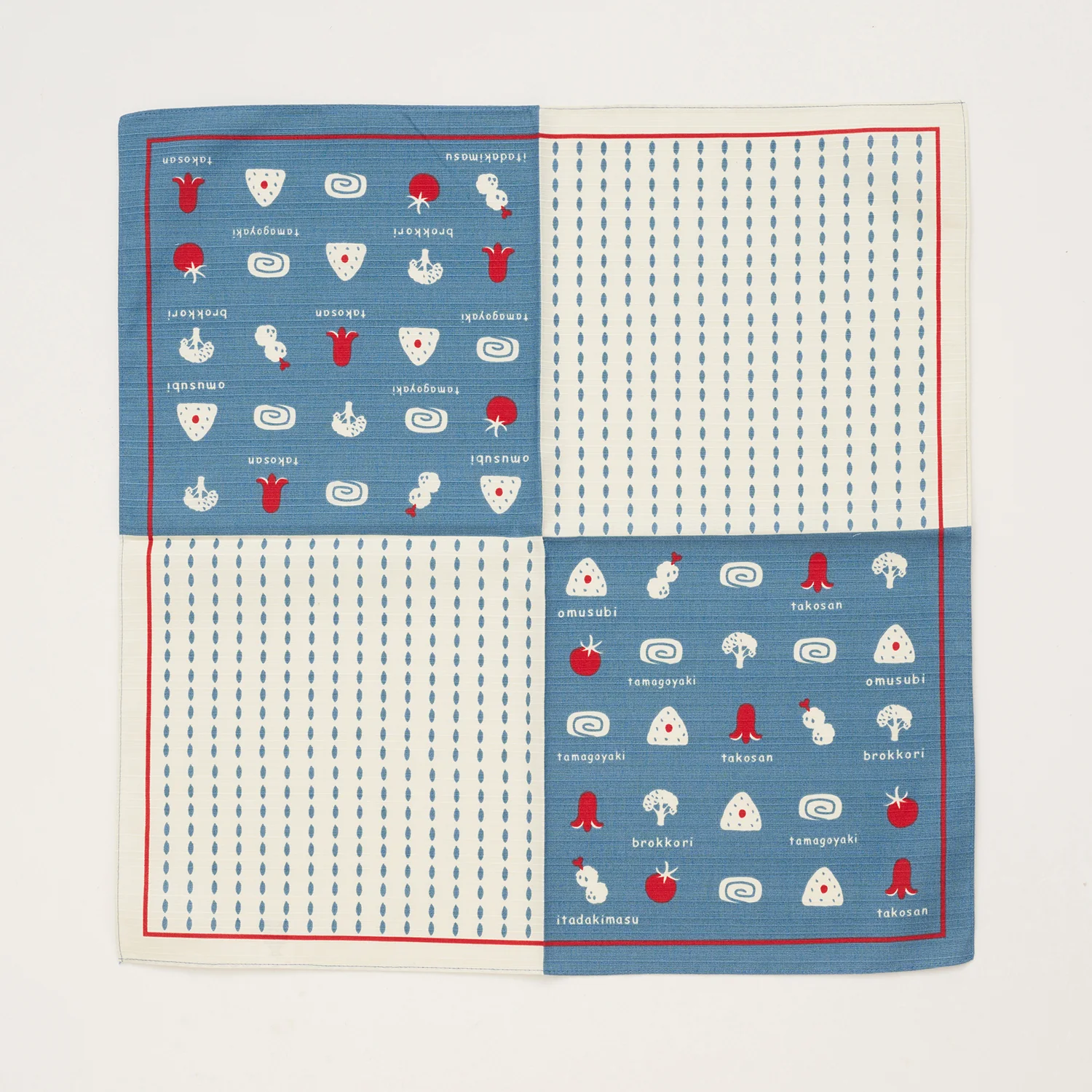 [Kokka Lifestyle] Cotton Furoshiki - Lunch Box Grey