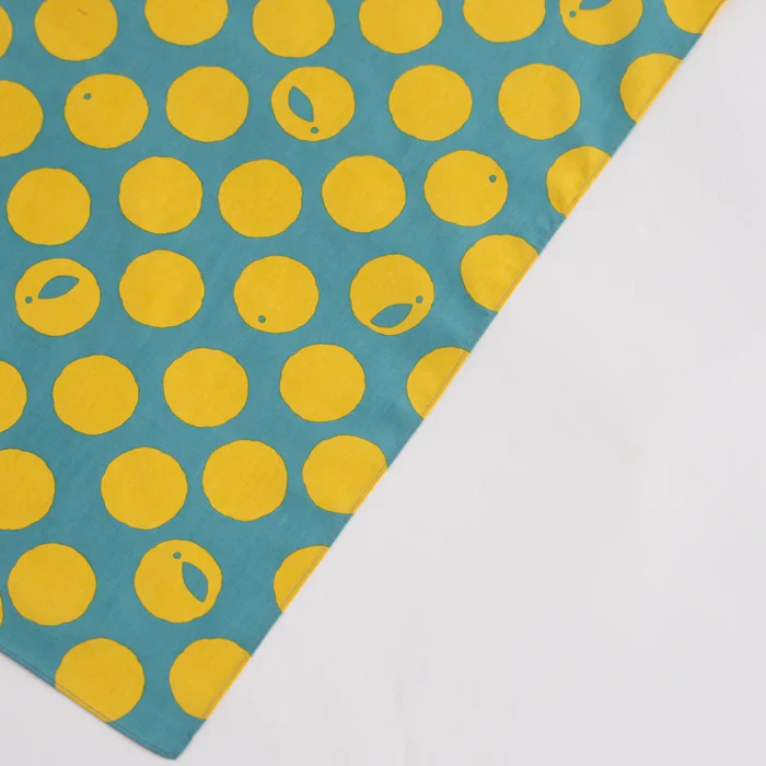 [Kokka Lifestyle] Cotton Mini Furoshiki - Yuzu - Image 2