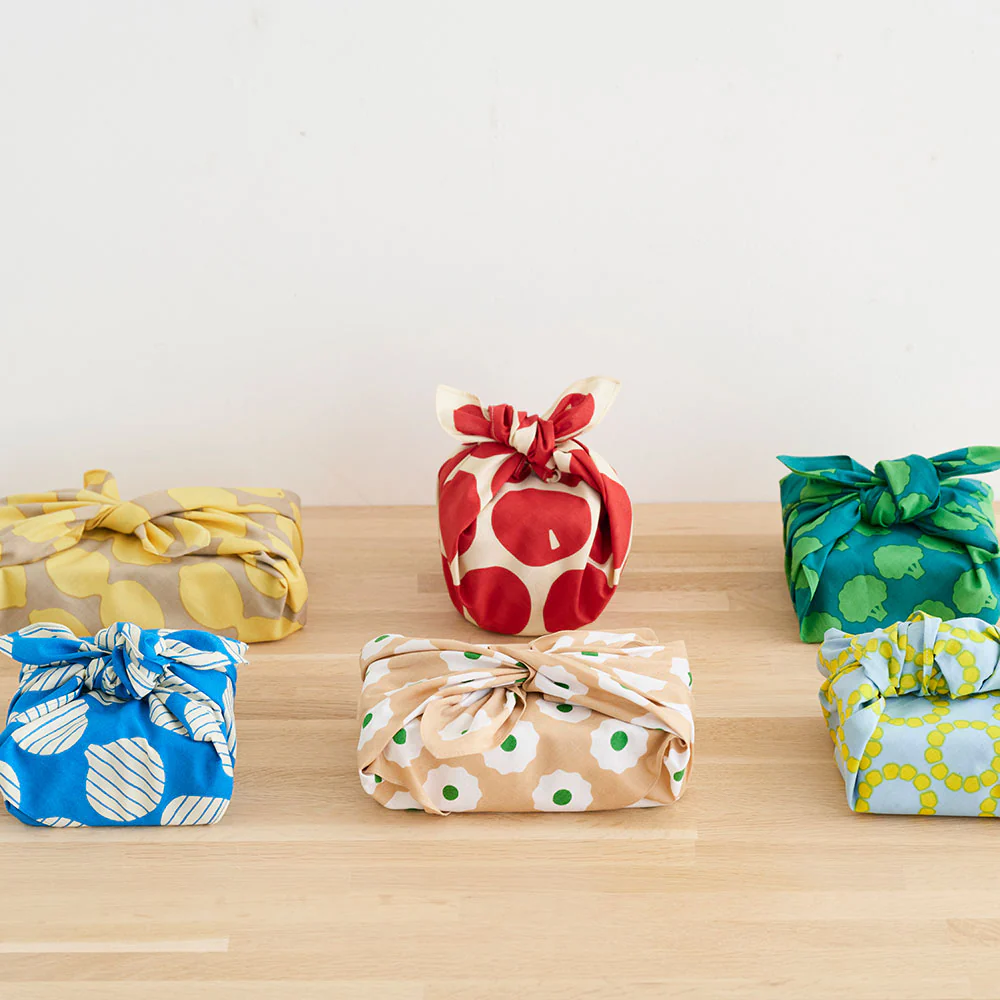 [Kokka Lifestyle] Cotton Mini Furoshiki - Yuzu - Image 7