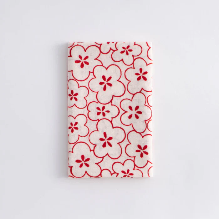[Kokka Lifestyle] Cotton Tenugui - Plum Flowers