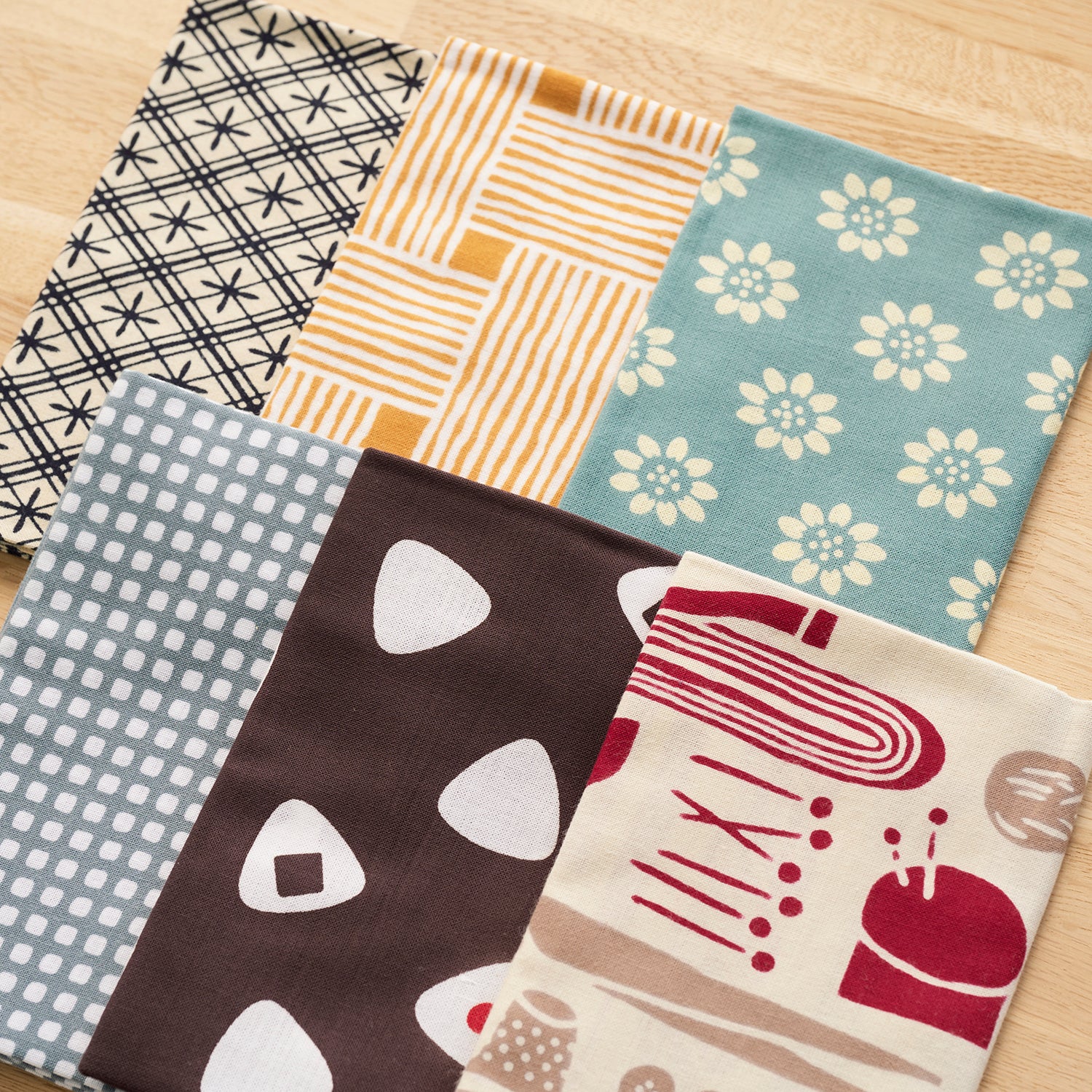 [Kokka Lifestyle] Cotton Tenugui - Gray Check - Image 4