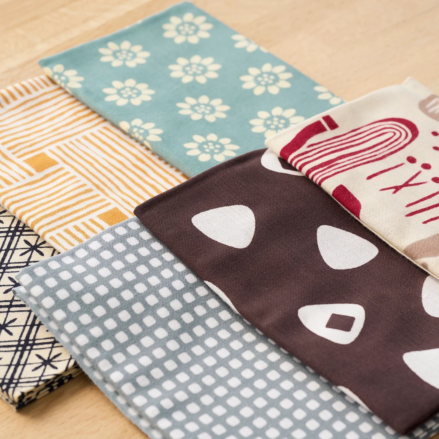 [Kokka Lifestyle] Cotton Tenugui - Gray Check - Image 6