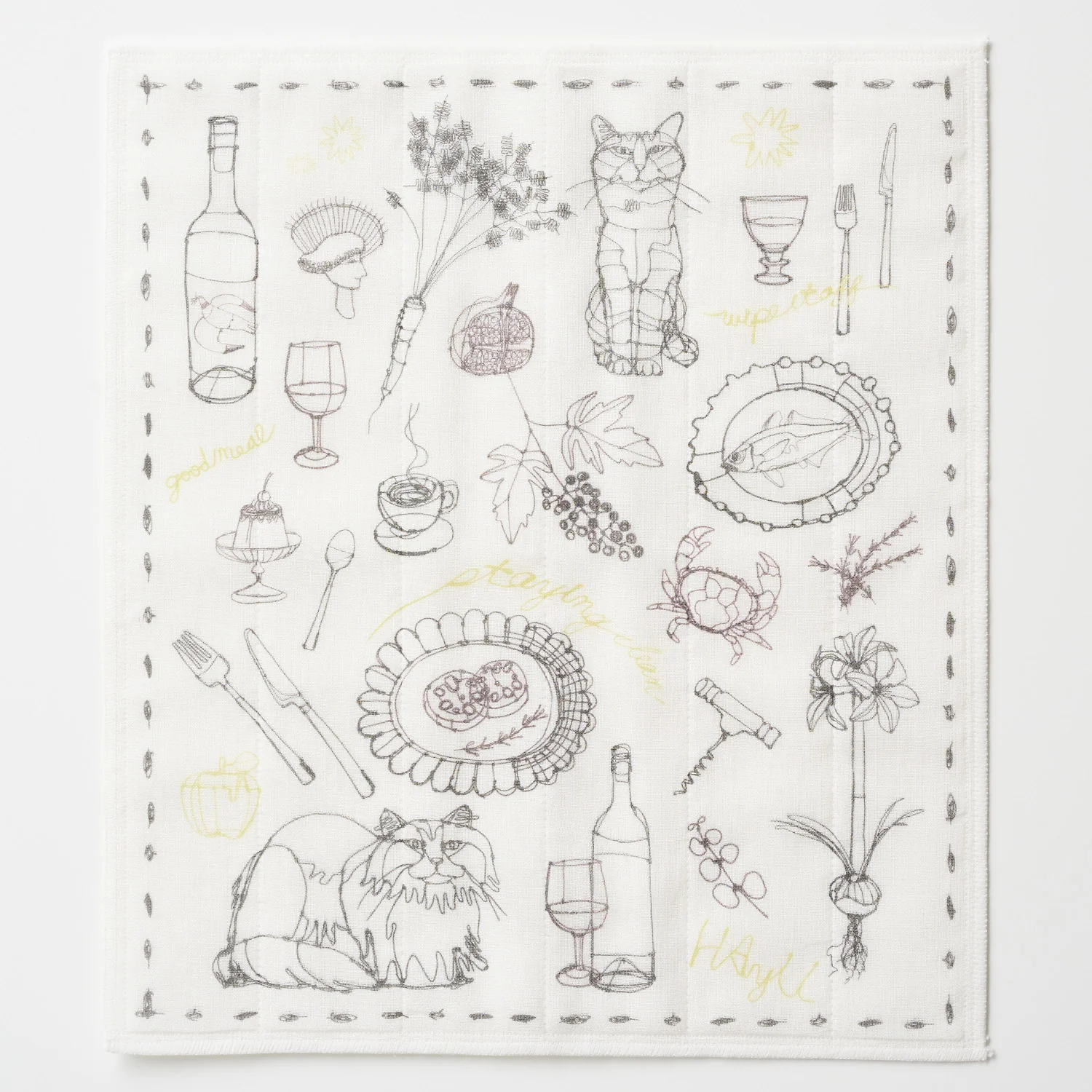 [Kokka Lifestyle] +HAyU Kaya-ori Fukin Dishcloth - Image 4