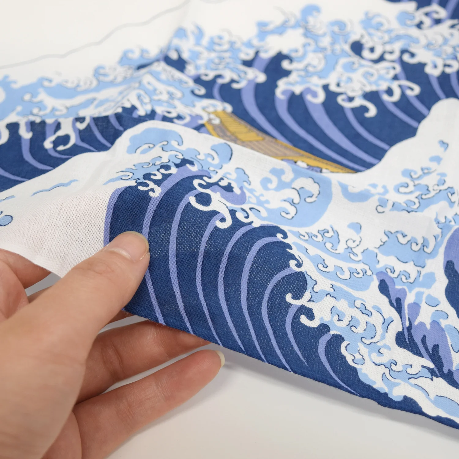 [Kokka Lifestyle] Hokusai Ukiyoe Tenugui - Image 3