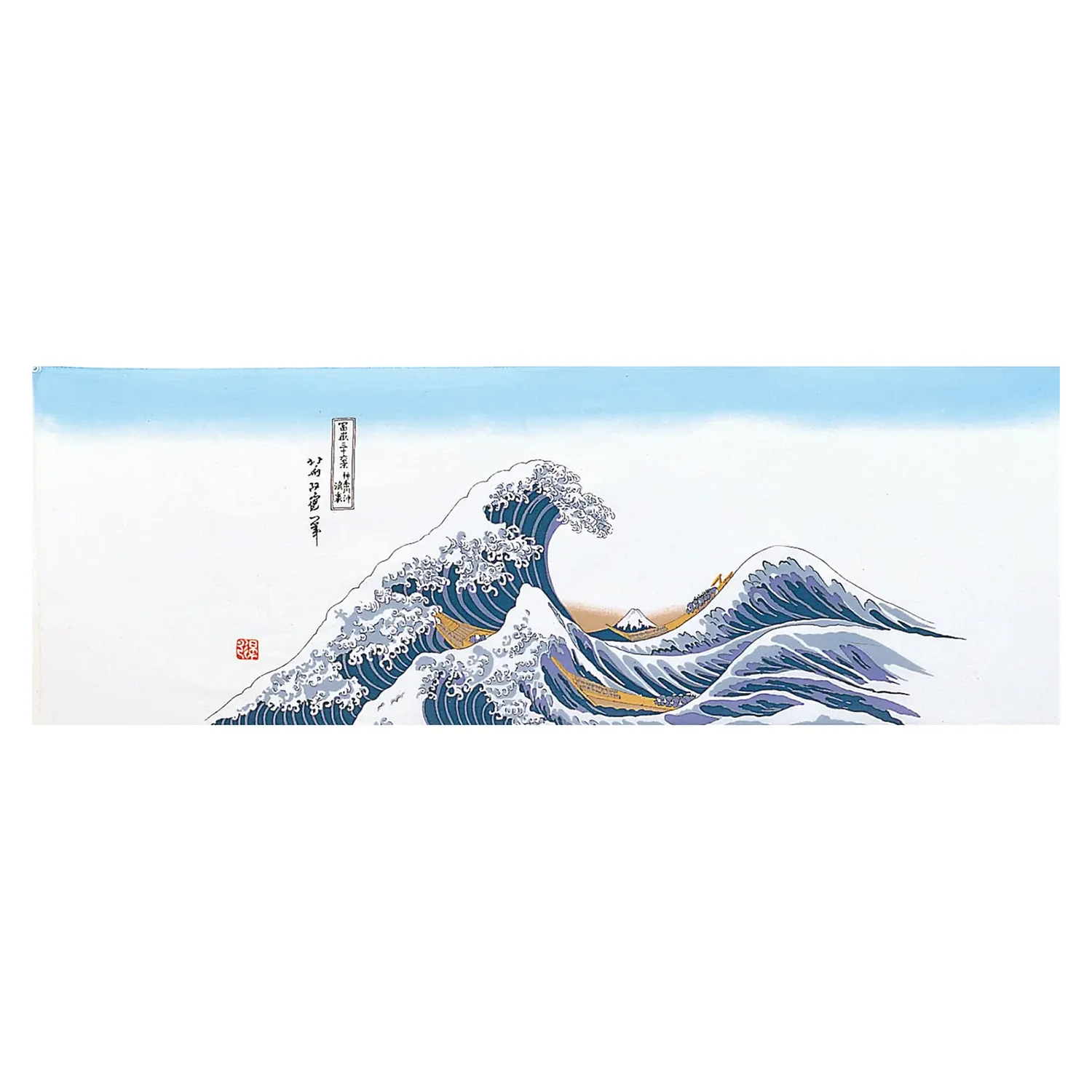 [Kokka Lifestyle] Hokusai Ukiyoe Tenugui - Image 5
