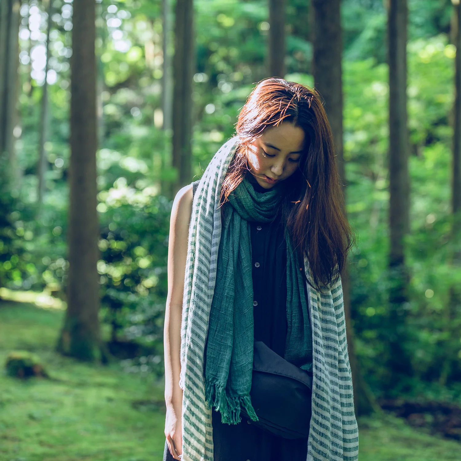 [Kokka Lifestyle] Imabari Muffler Towel Stripe - Image 2