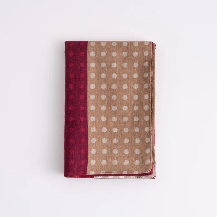 [Kokka Lifestyle] Lightweigt Cotton Furoshiki - Dot - Image 2