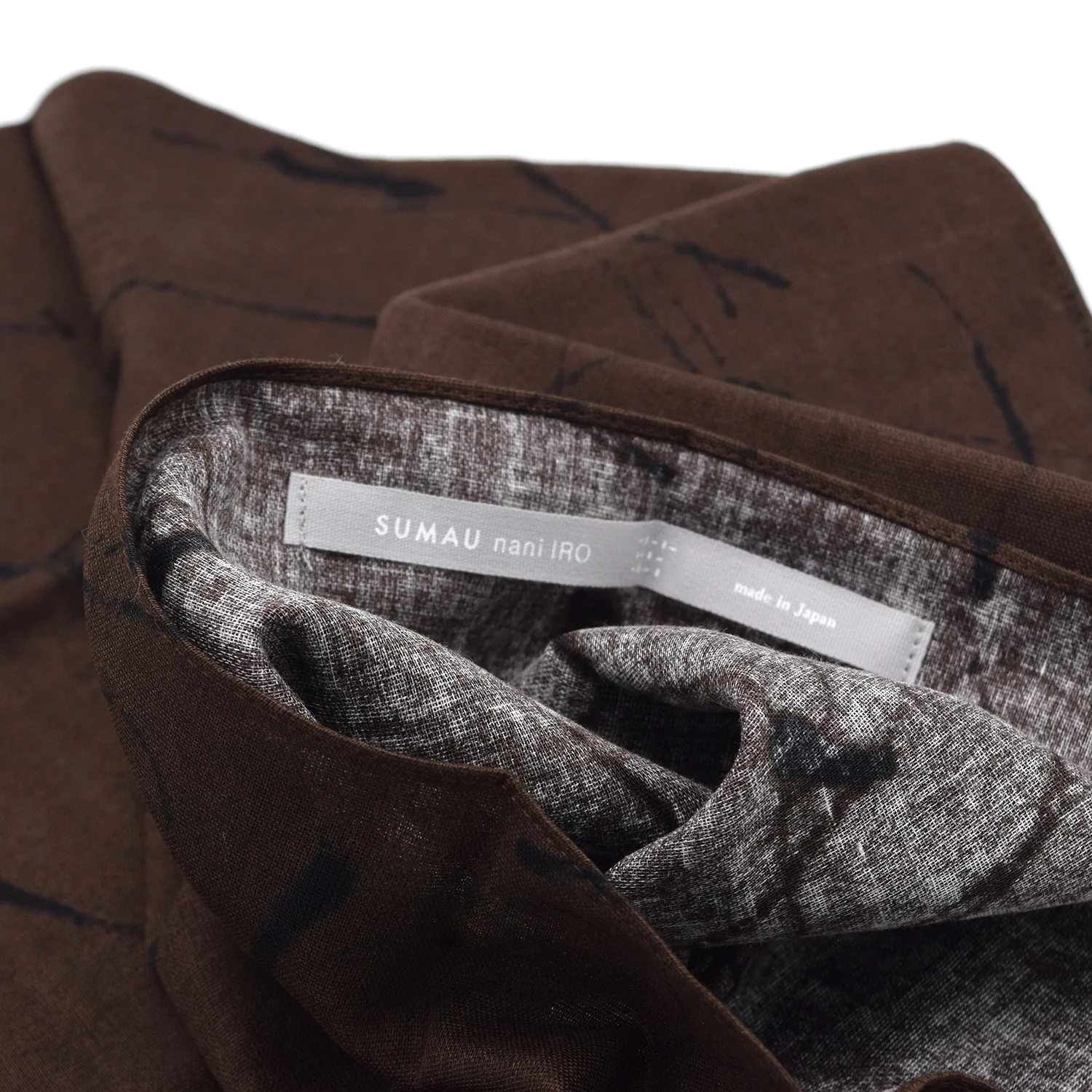 [Kokka Lifestyle] nani IRO Double Gauze Tenugui - Brown - Image 4