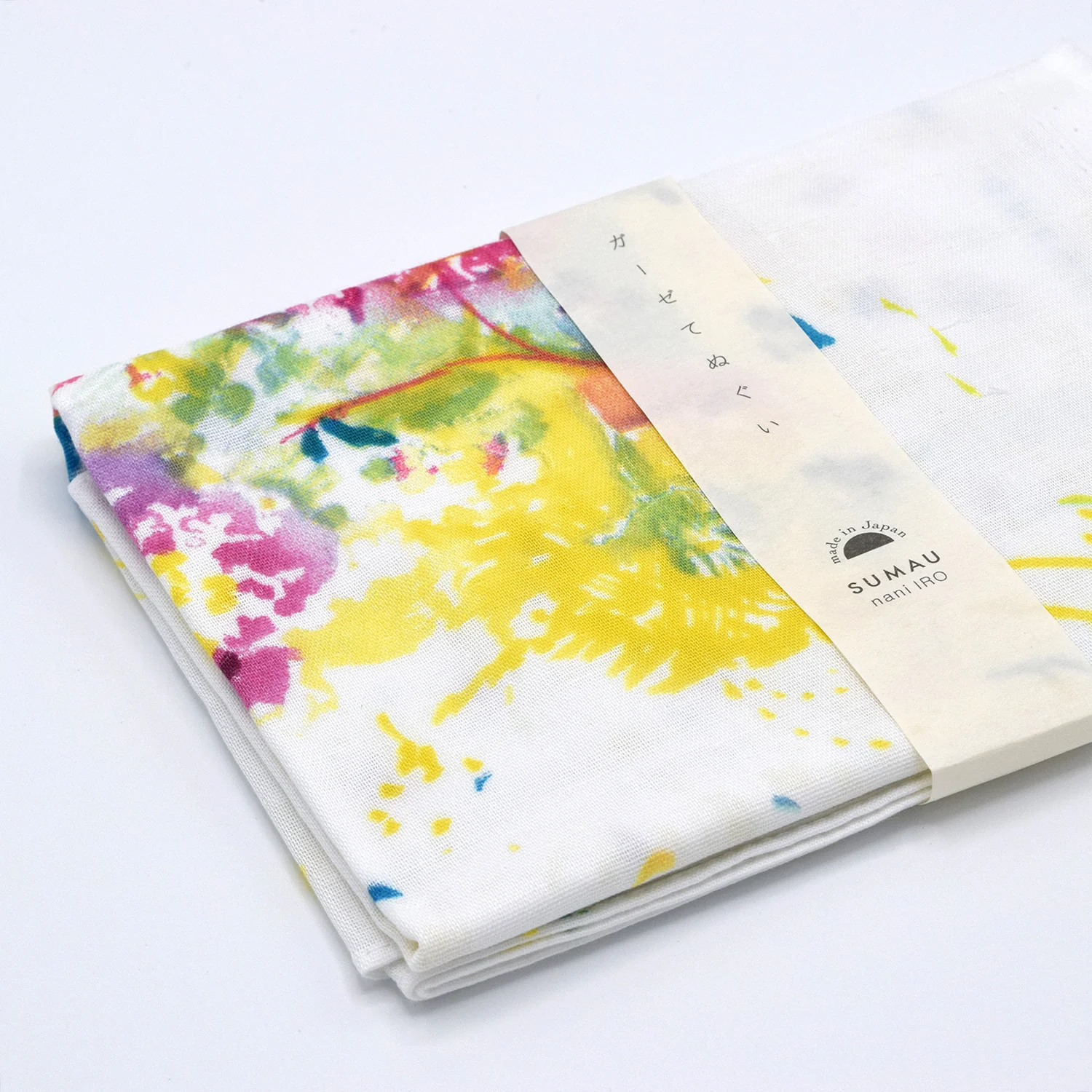 [Kokka Lifestyle] nani IRO Double Gauze Tenugui - White